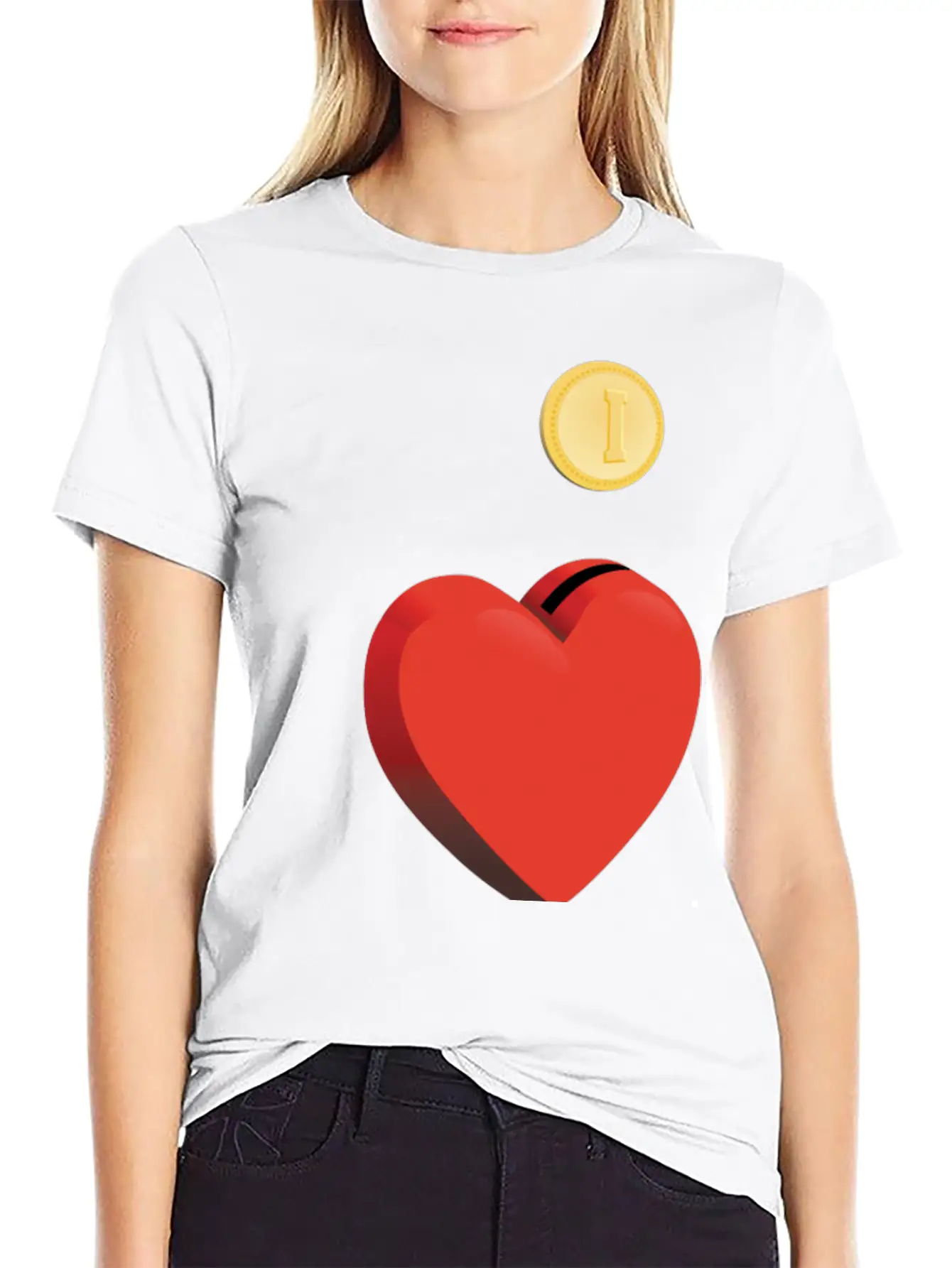 Alphabet ABC I Love You Funny, Money, Heart. Lightweight Cotton T-Shirt – Daily Comfort Graphic Shirt