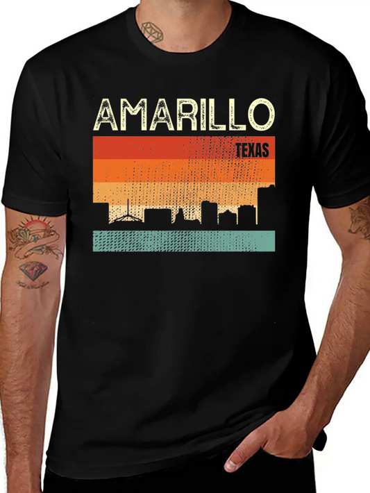 Amarillo Texas Town Basic Graphic T-Shirt – Daily Comfort In Soft Cotton