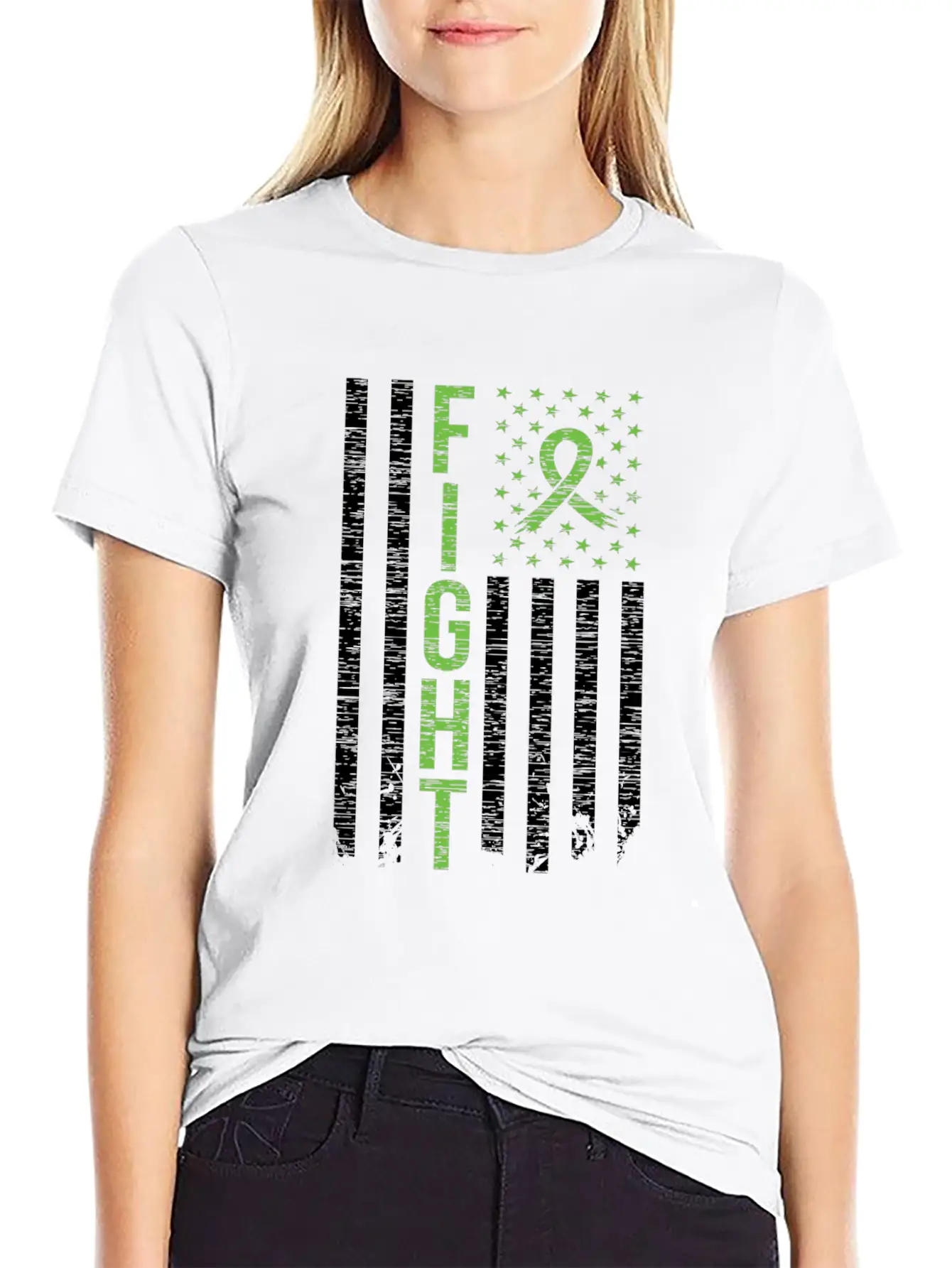 America Fights The Stigma Mental Health Matters Basic Graphic T-Shirt – Daily Comfort In Soft Cotton