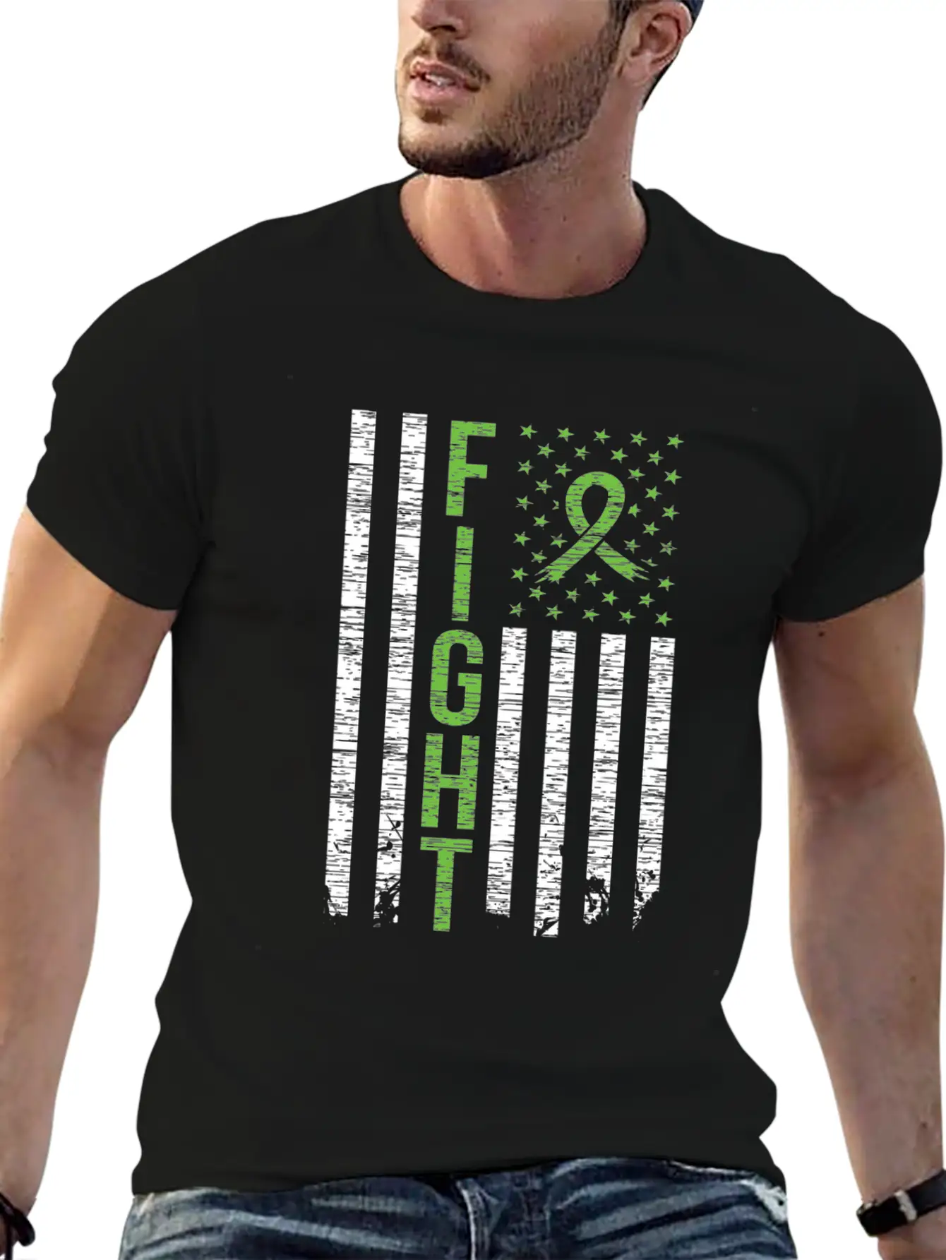 America Fights The Stigma Mental Health Matters Basic Graphic T-Shirt – Daily Comfort In Soft Cotton