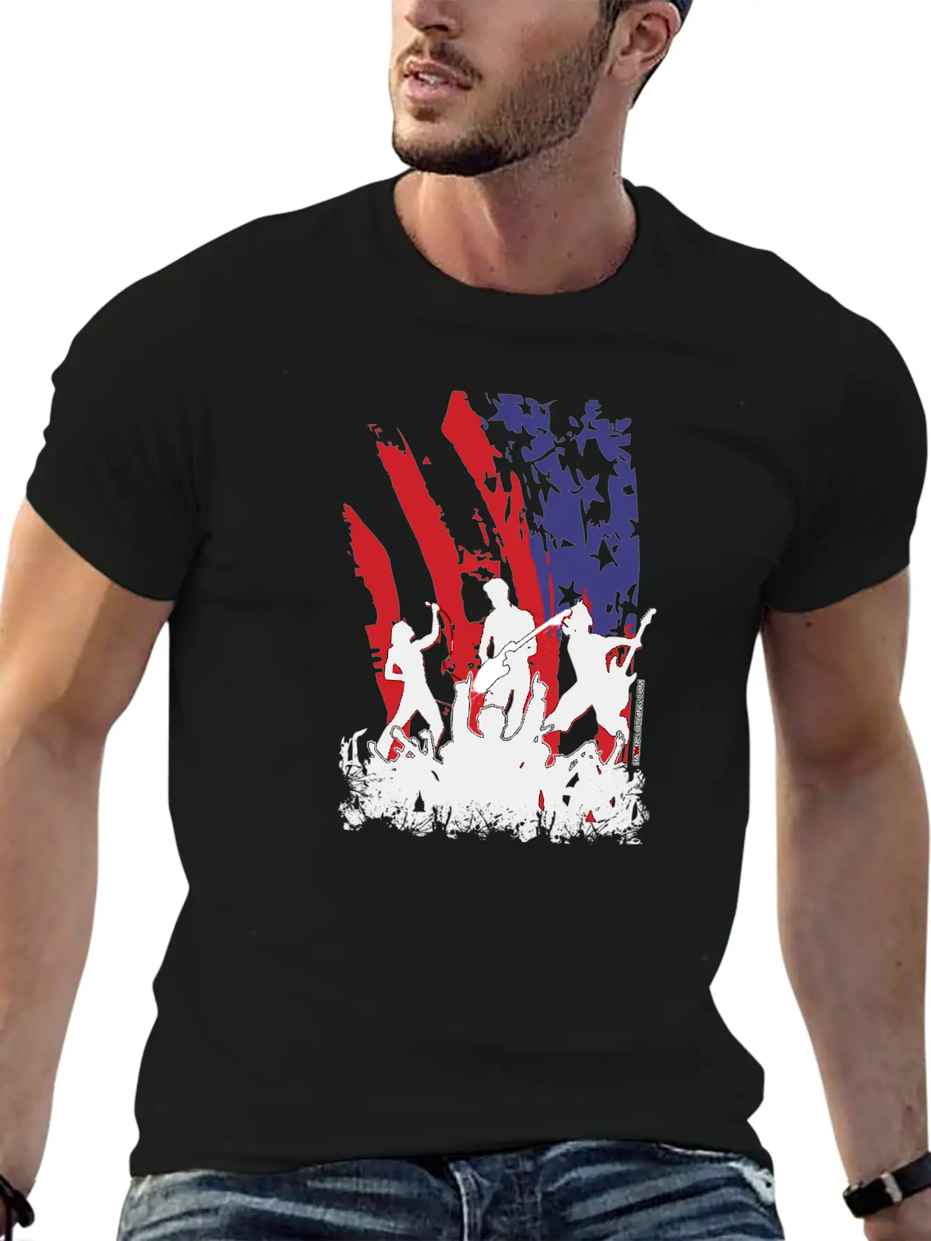 America Rocks Unisex Casual T-Shirt – Clean Design For Daily Comfort