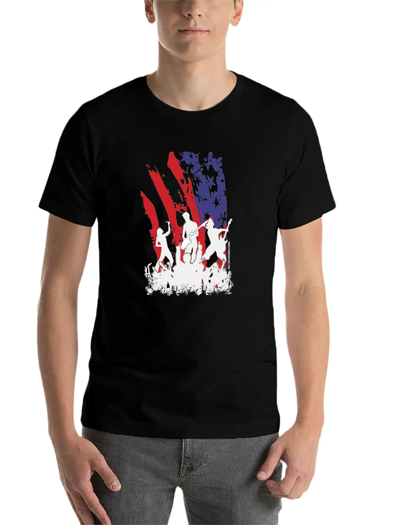 America Rocks Unisex Casual T-Shirt – Clean Design For Daily Comfort