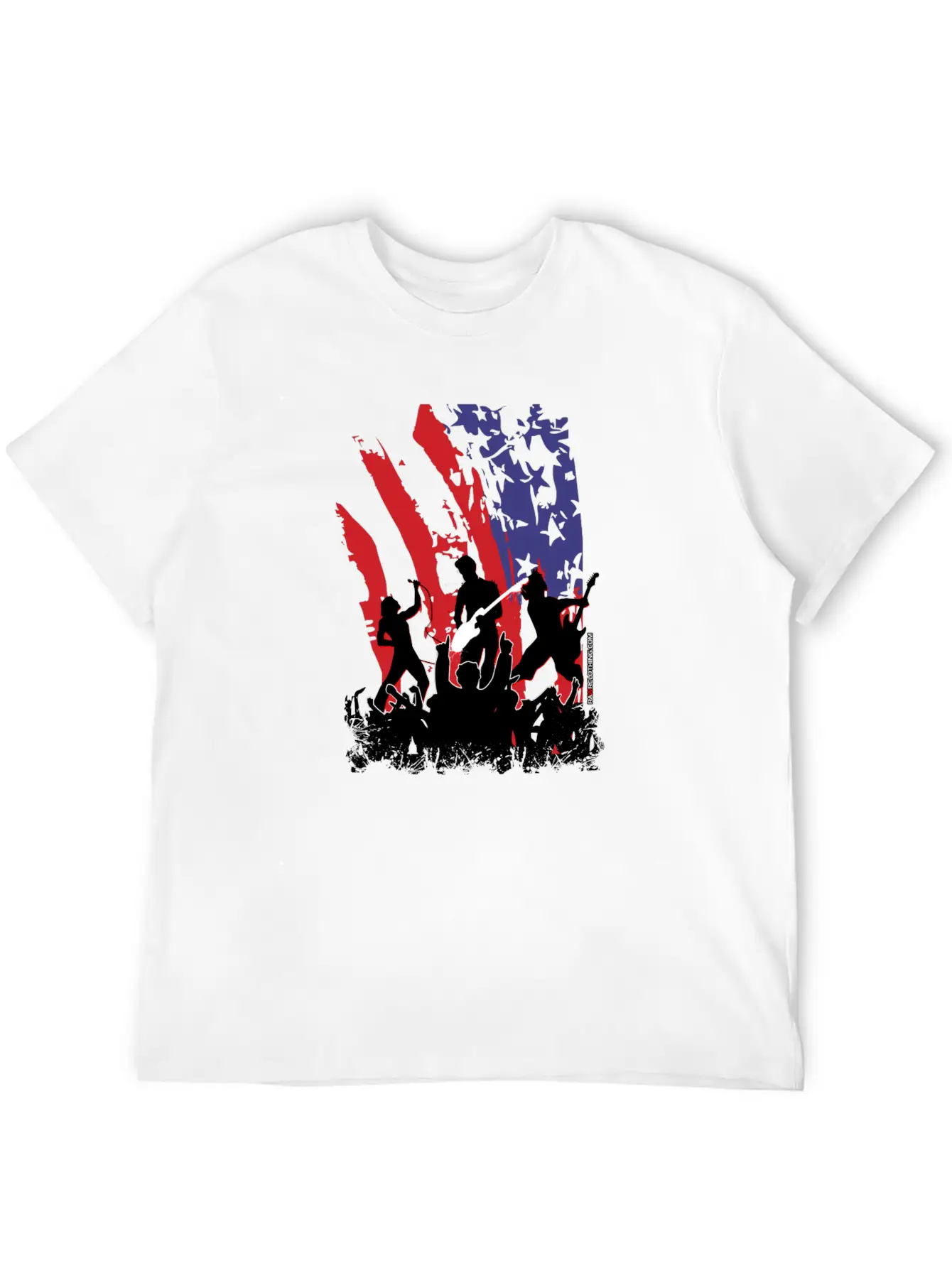 America Rocks Unisex Casual T-Shirt – Clean Design For Daily Comfort