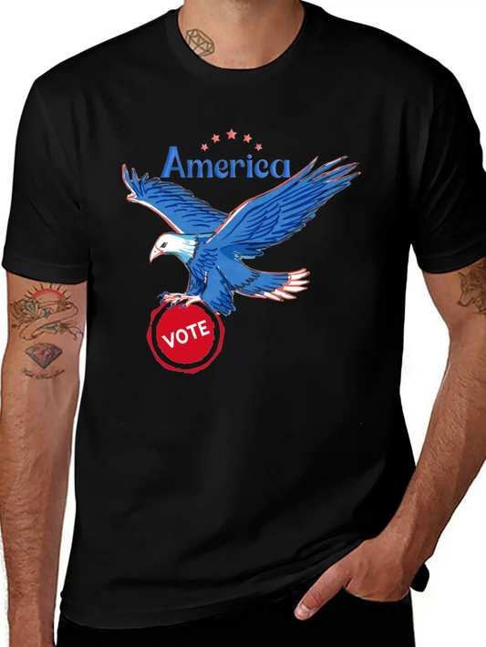 America, Vote! Unisex Casual T-Shirt – Clean Design For Daily Comfort