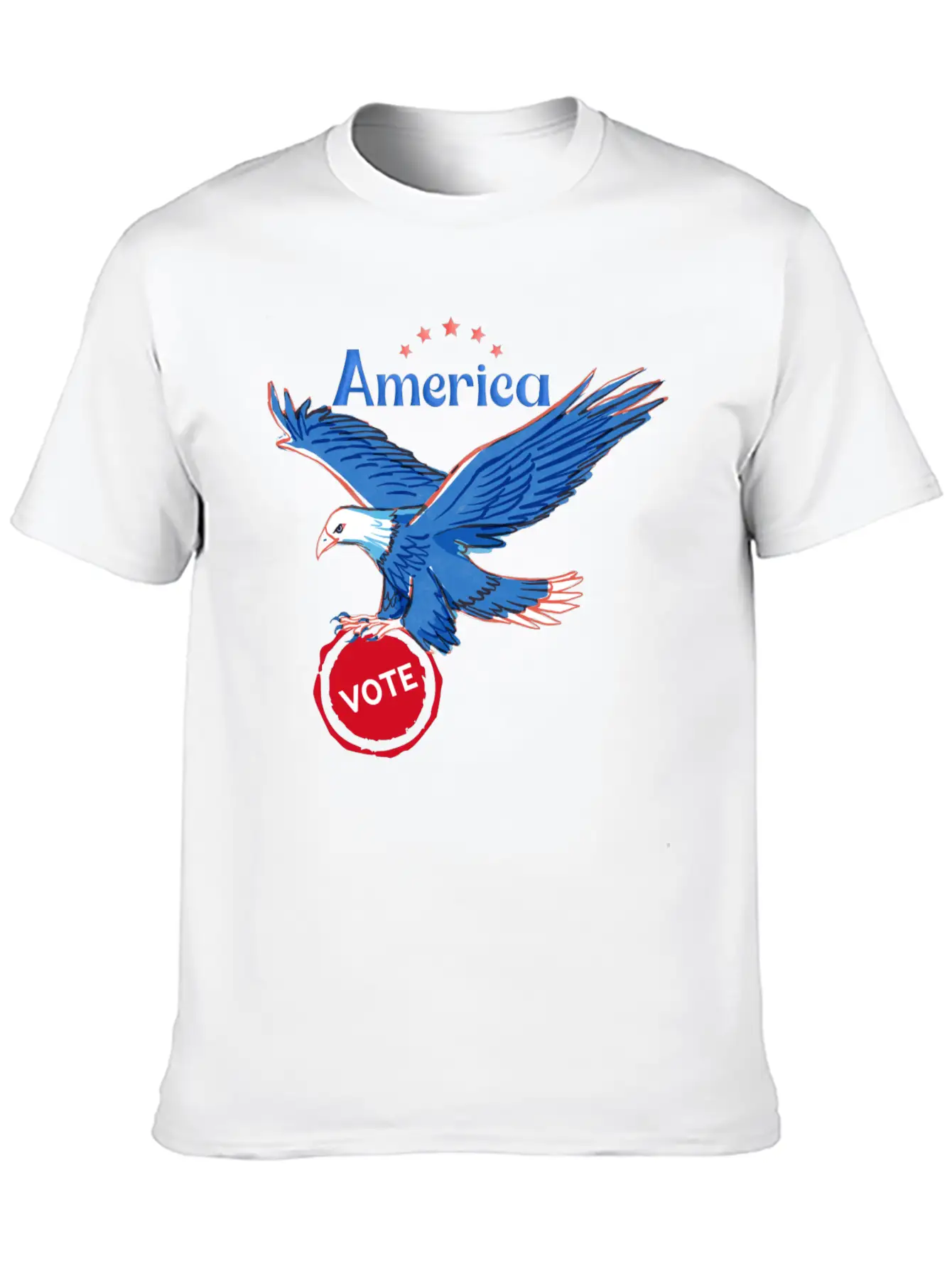 America, Vote! Unisex Casual T-Shirt – Clean Design For Daily Comfort