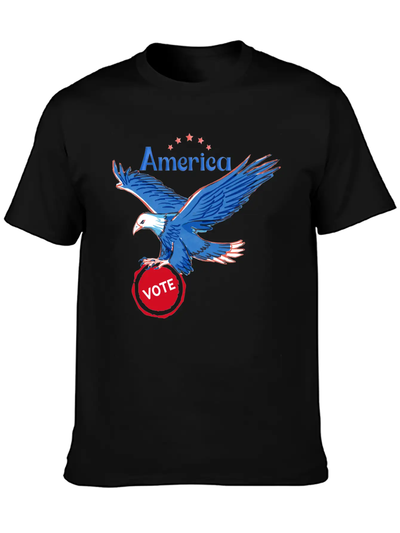America, Vote! Unisex Casual T-Shirt – Clean Design For Daily Comfort