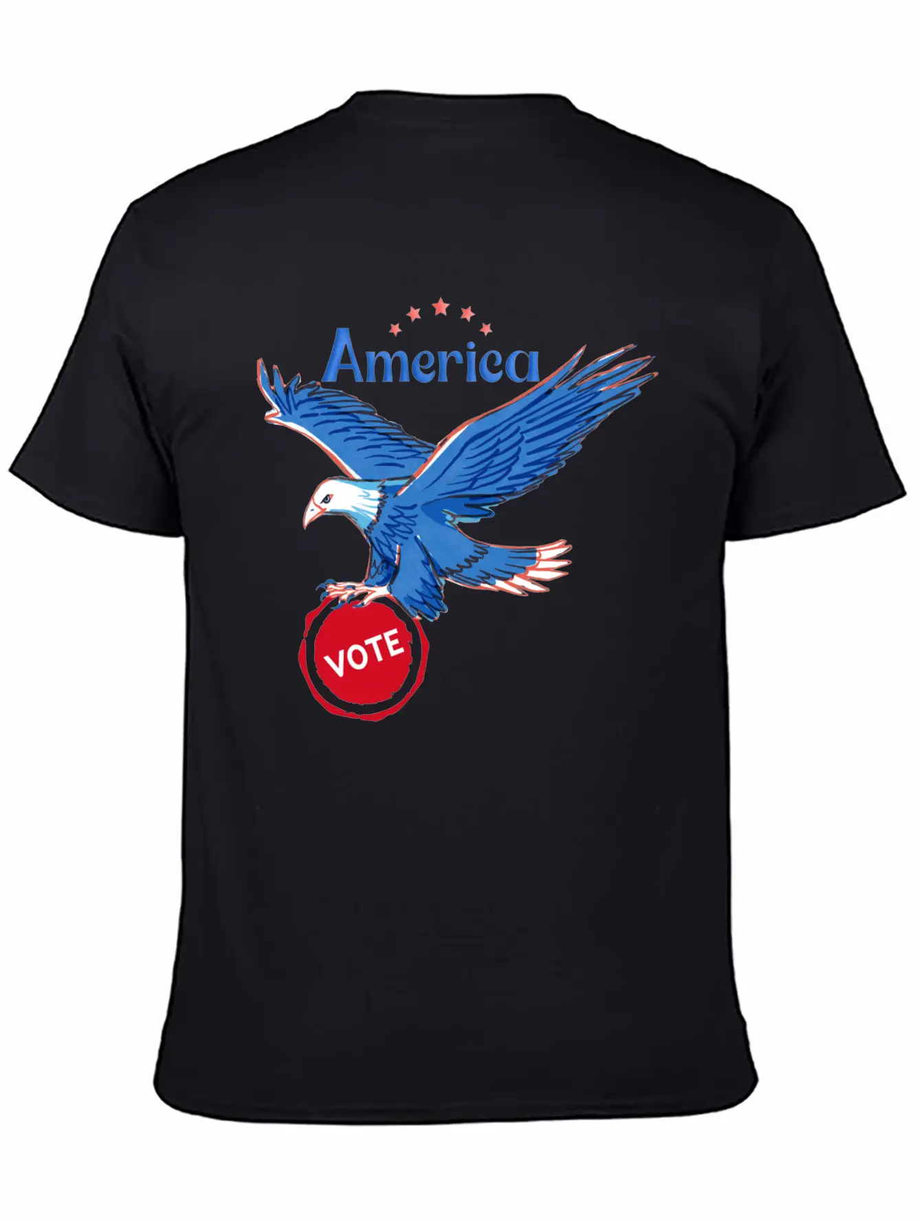 America, Vote! Unisex Casual T-Shirt – Clean Design For Daily Comfort