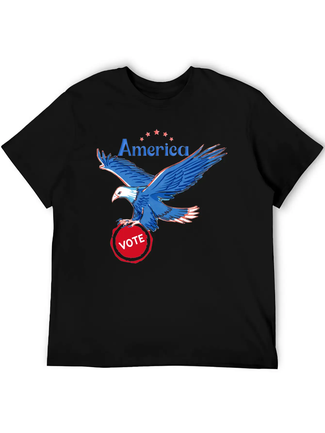 America, Vote! Unisex Casual T-Shirt – Clean Design For Daily Comfort