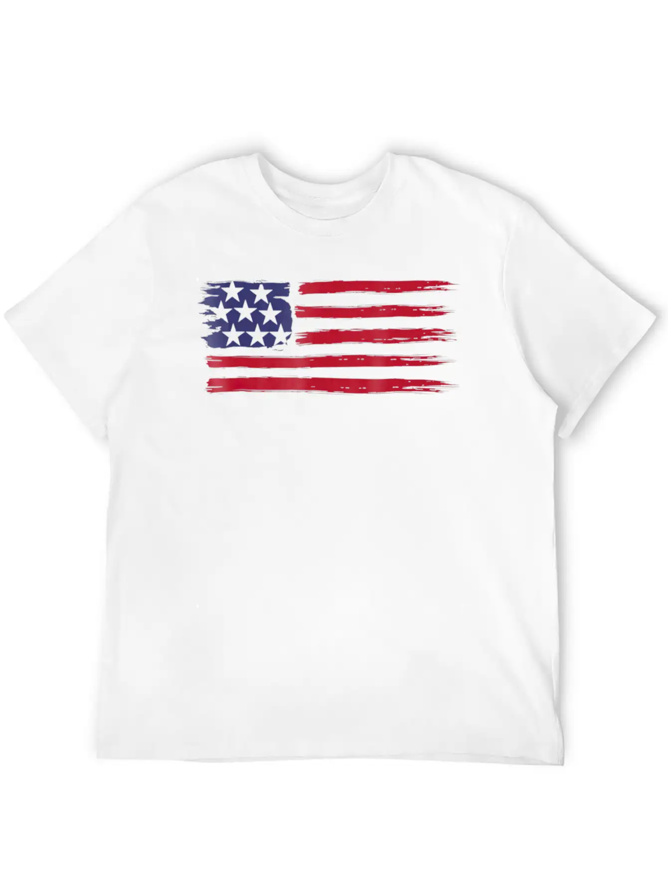 American Flag Cool Vintage 4th Of July USA Flags Basic Graphic T-Shirt – Daily Comfort In Soft Cotton