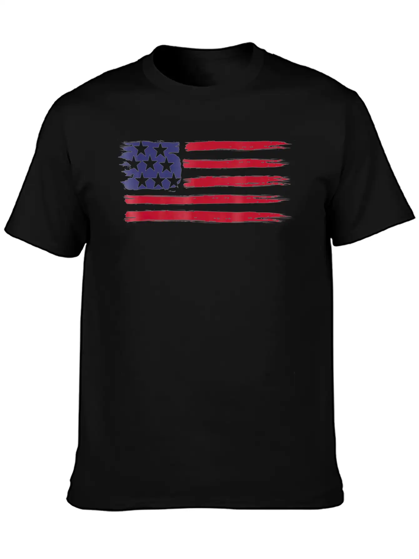 American Flag Cool Vintage 4th Of July USA Flags Basic Graphic T-Shirt – Daily Comfort In Soft Cotton