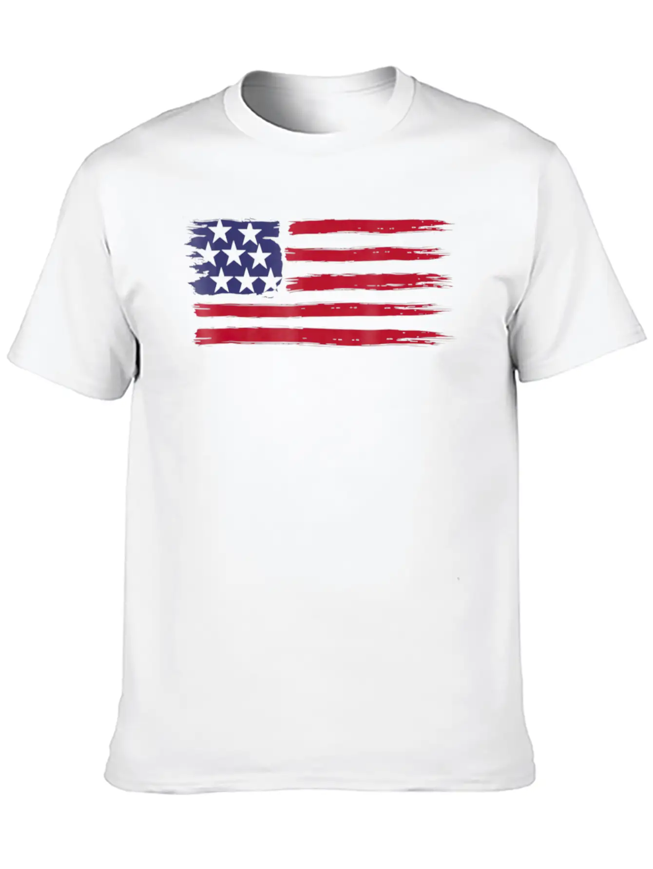 American Flag Cool Vintage 4th Of July USA Flags Basic Graphic T-Shirt – Daily Comfort In Soft Cotton