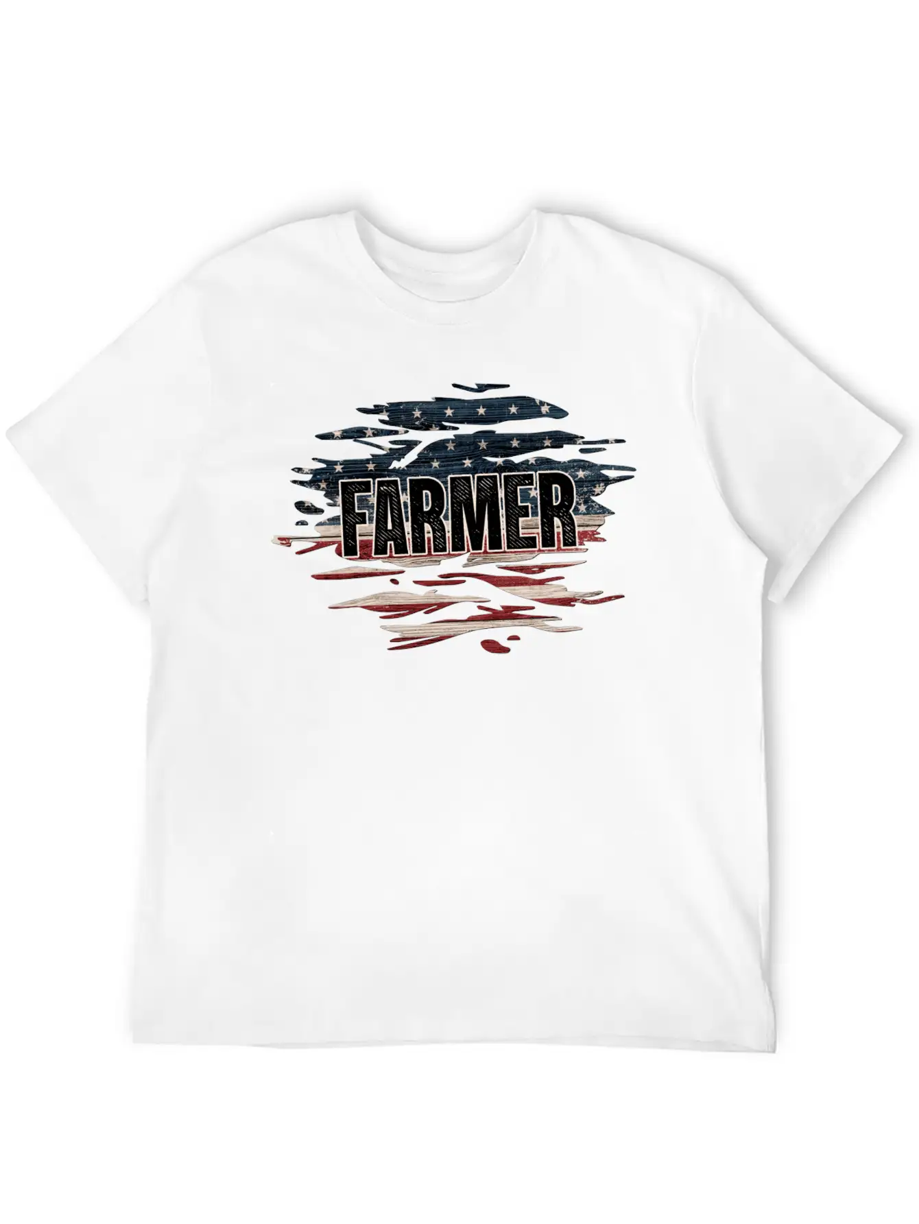 American Flag Farmer Shirt, Heifer Shirt, Farm Gir Relaxed Everyday Tee – Lightweight And Durable Cotton