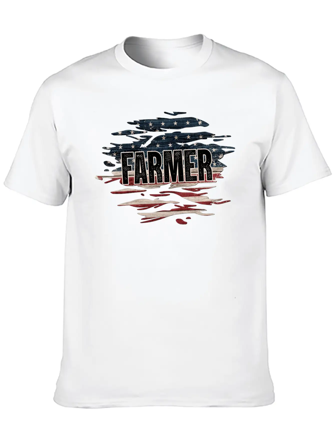 American Flag Farmer Shirt, Heifer Shirt, Farm Gir Relaxed Everyday Tee – Lightweight And Durable Cotton