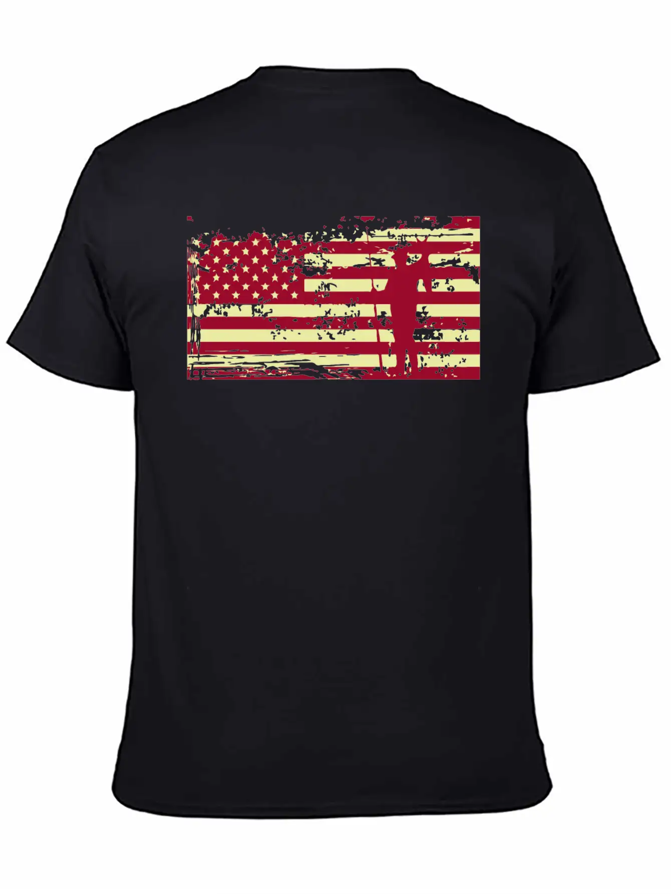 American Flag Fishing Basic Graphic T-Shirt – Daily Comfort In Soft Cotton