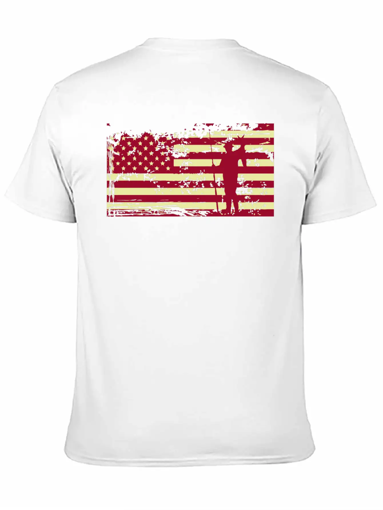 American Flag Fishing Basic Graphic T-Shirt – Daily Comfort In Soft Cotton