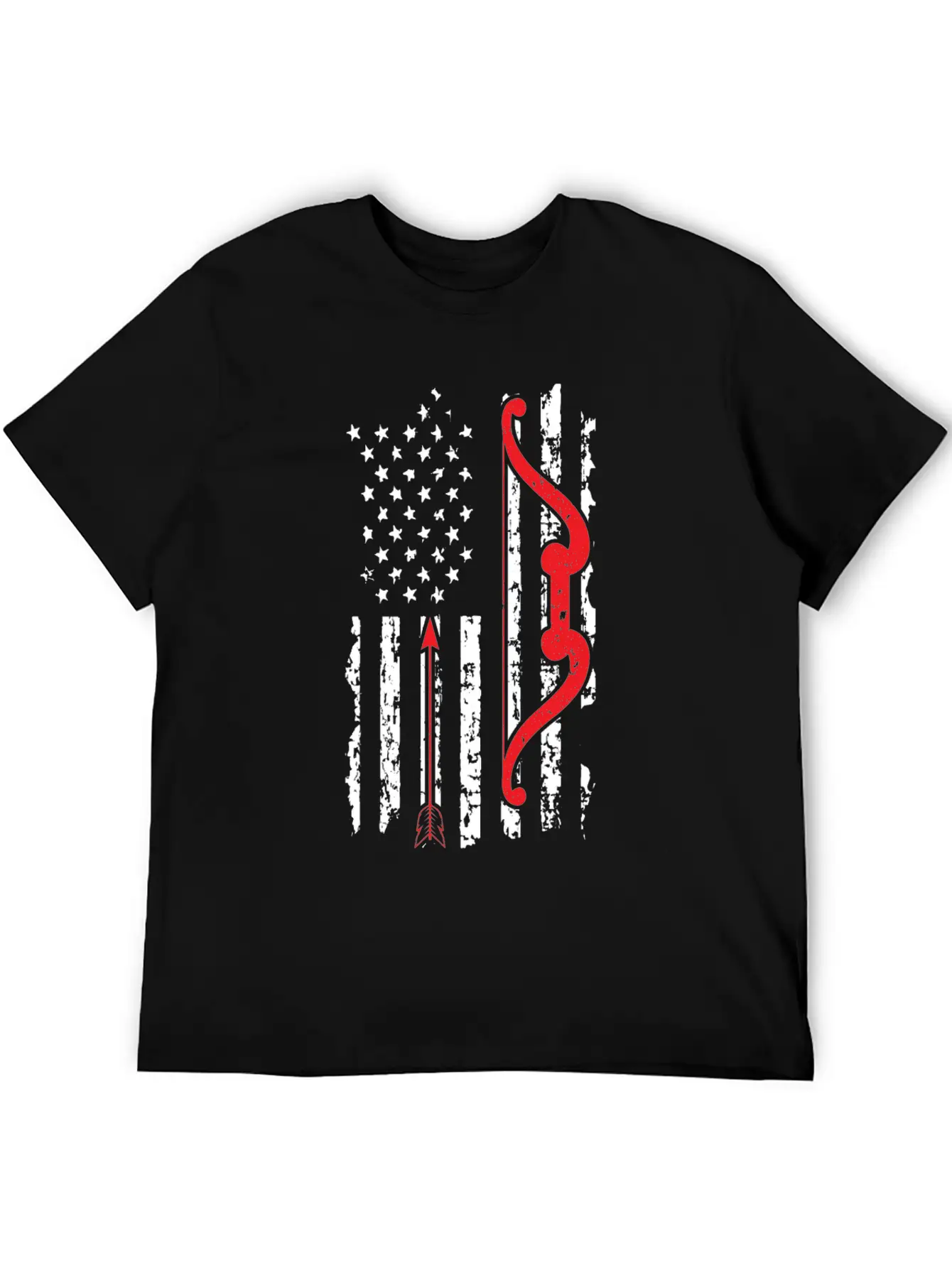 American Flag Hunting Essential Cotton Tee For Daily Outfits – Unisex Style