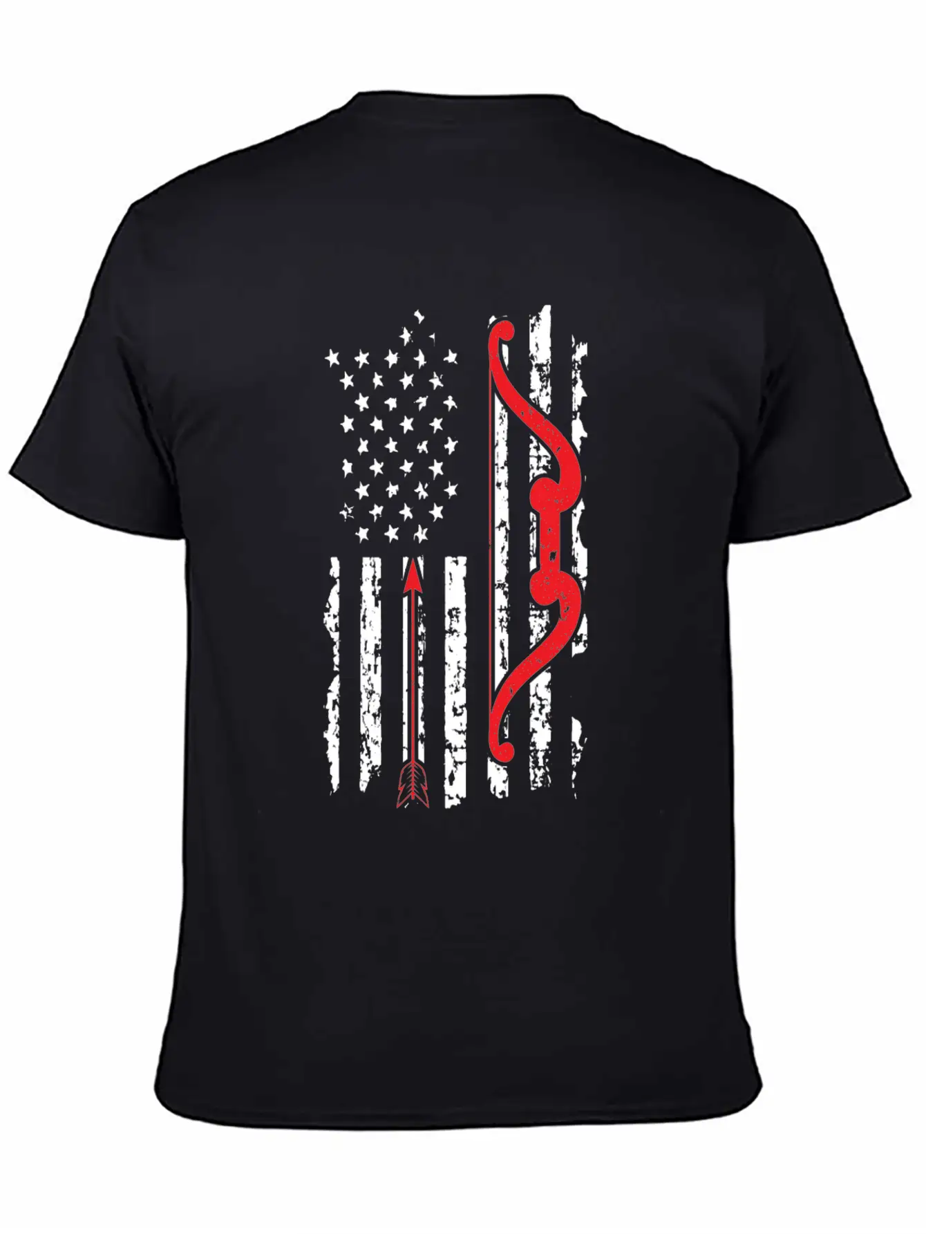 American Flag Hunting Essential Cotton Tee For Daily Outfits – Unisex Style