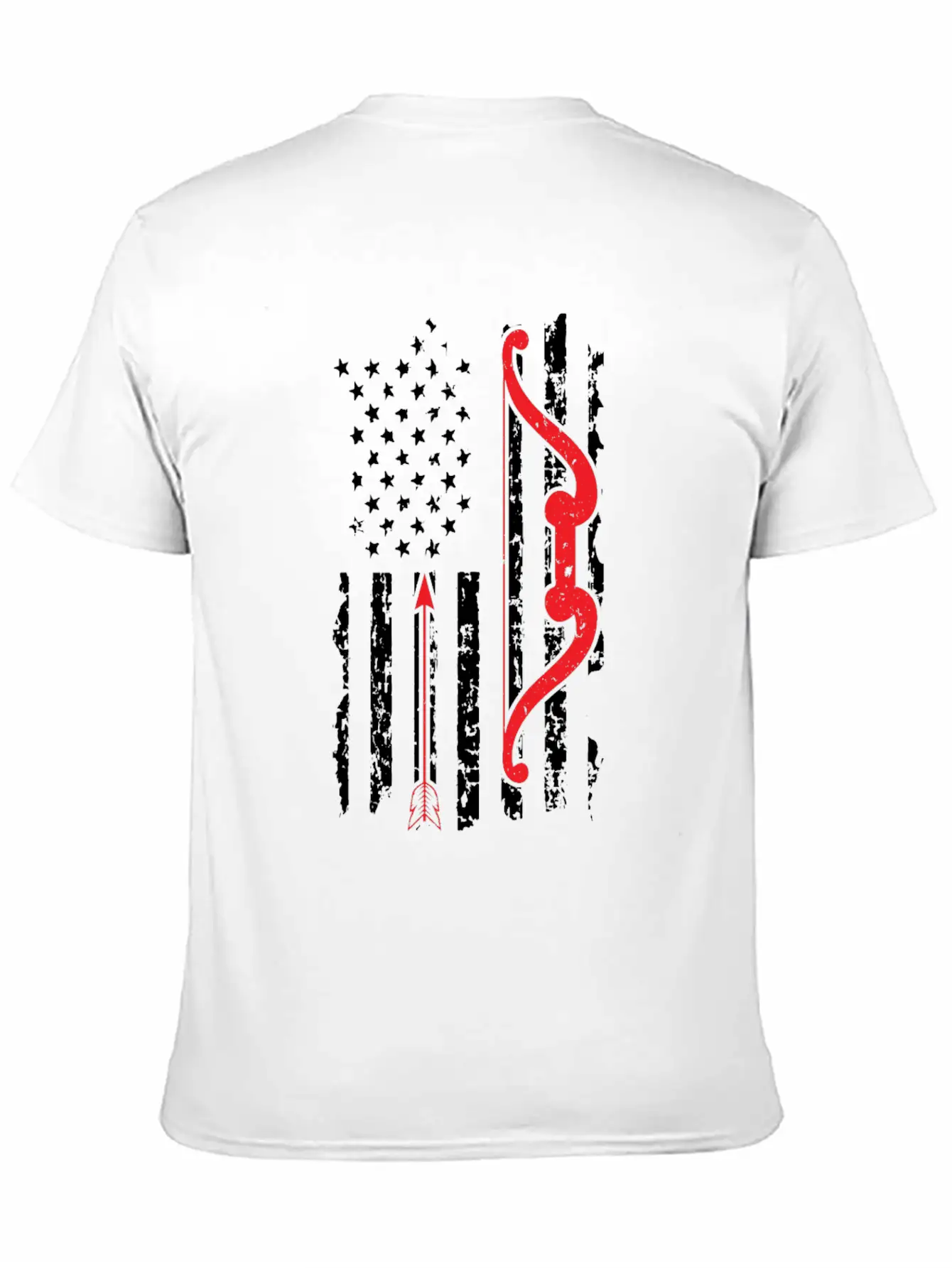 American Flag Hunting Essential Cotton Tee For Daily Outfits – Unisex Style