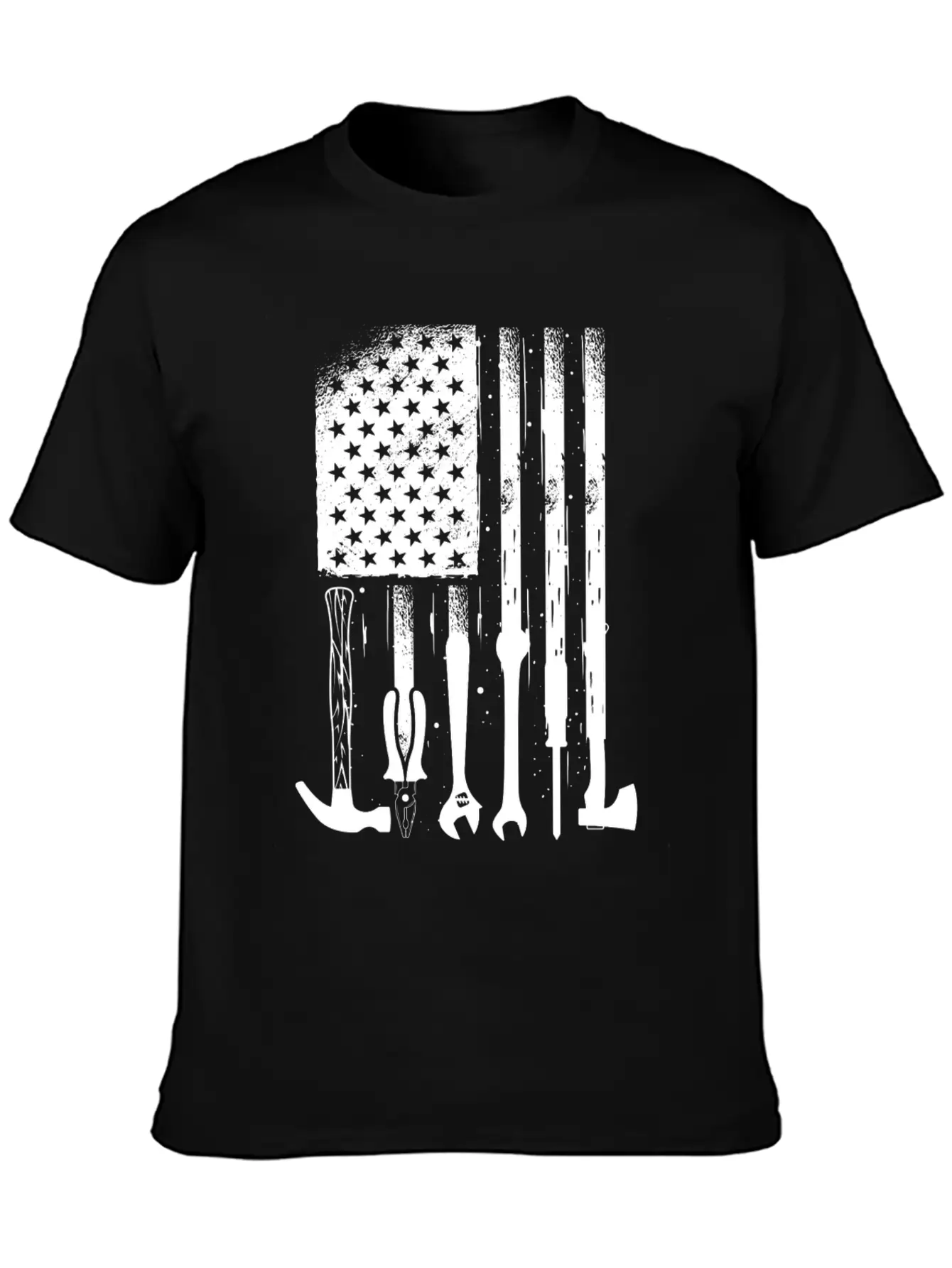 American Flag Mechanic Tools Proud Craftsman USA Unisex Casual T-Shirt – Clean Design For Daily Comfort