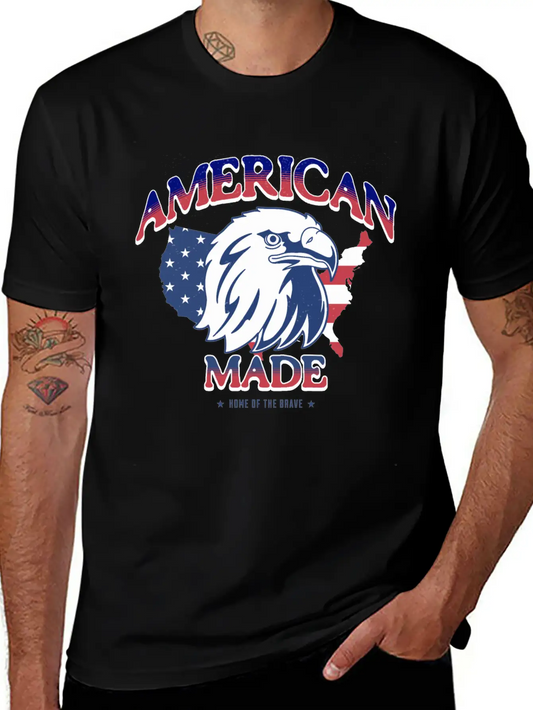 American Made HOME OF THE BRAVE Soft Cotton Short Sleeve Tee – Unisex Wardrobe Staple