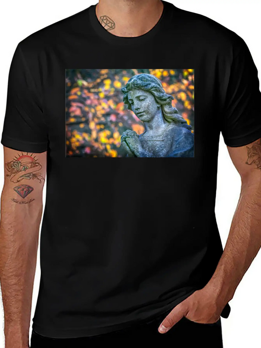 An Angel In Autumn Unisex Casual T-Shirt ��� Clean Design For Daily Comfort