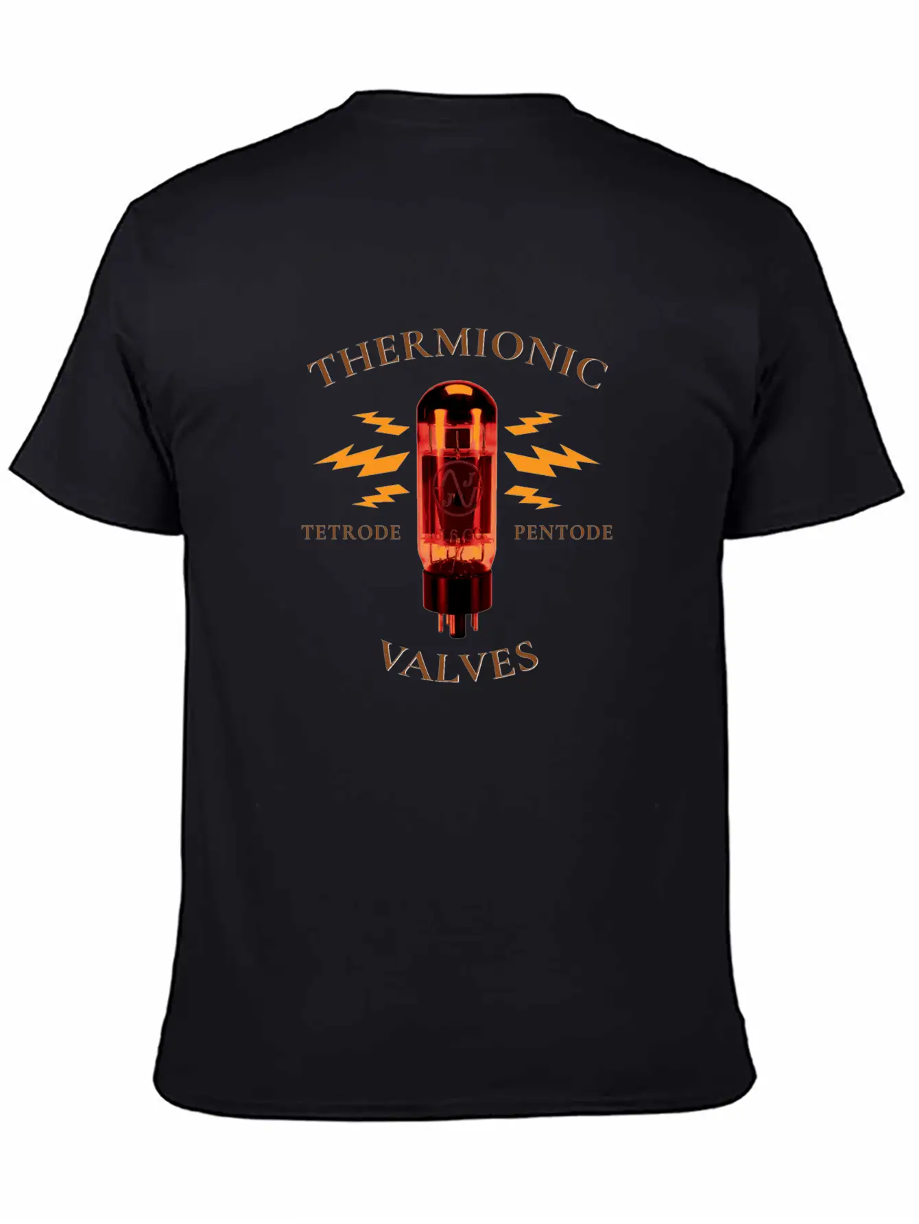 Analog Thermionic Valve Tube Modern Fit Casual T-Shirt – Clean And Versatile Design
