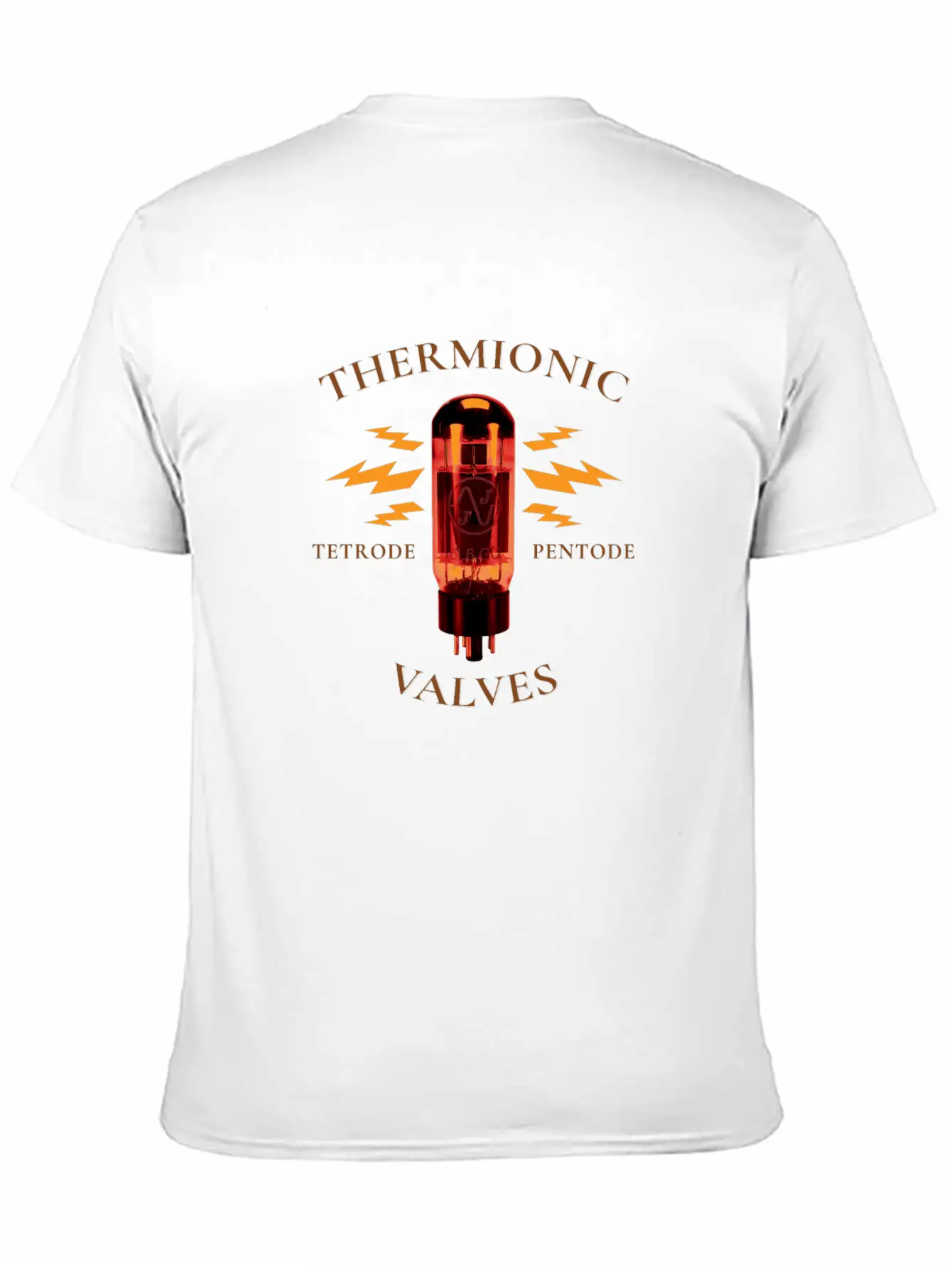 Analog Thermionic Valve Tube Modern Fit Casual T-Shirt – Clean And Versatile Design