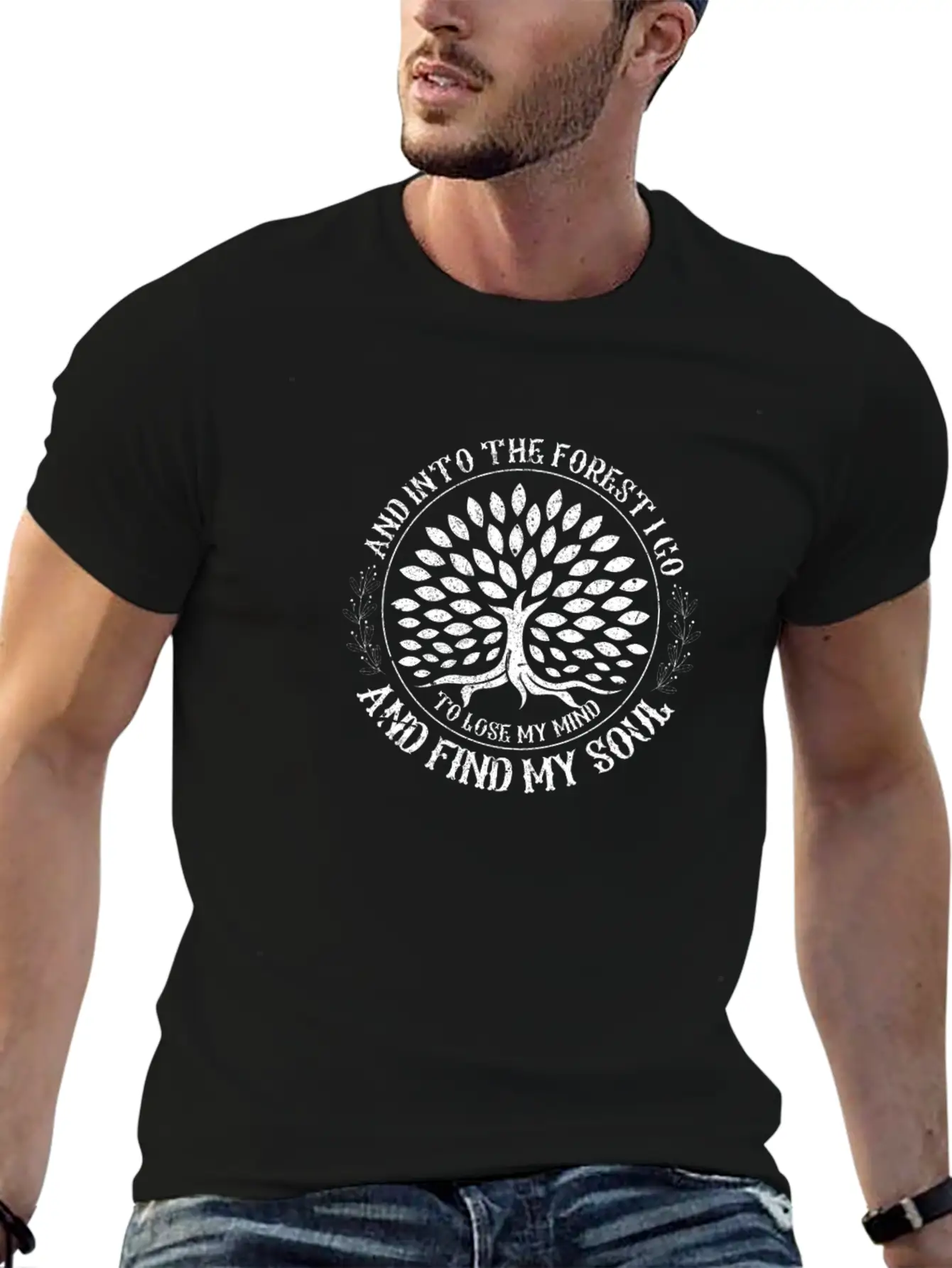 And Into The Forest I Go To Lose My Mind Camping Modern Fit Casual T-Shirt ��� Clean And Versatile Design