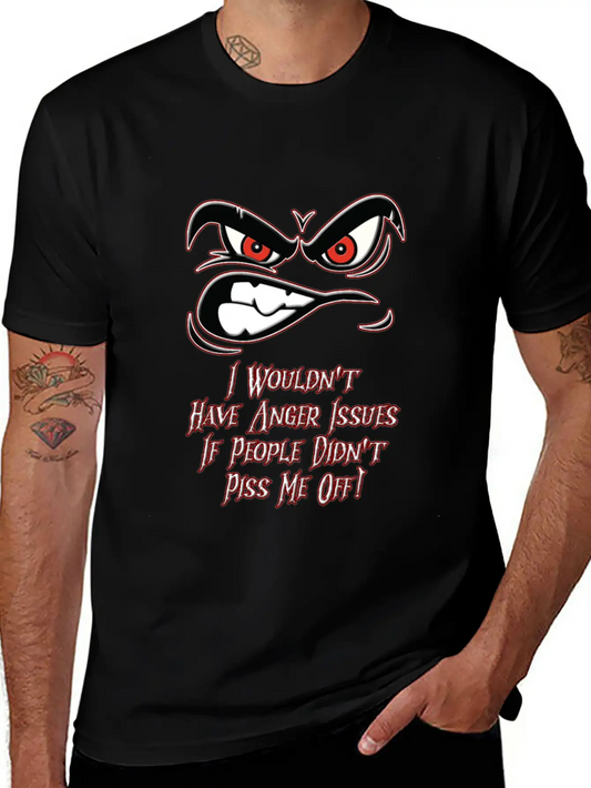 Anger Issues Modern Fit Casual T-Shirt – Clean And Versatile Design