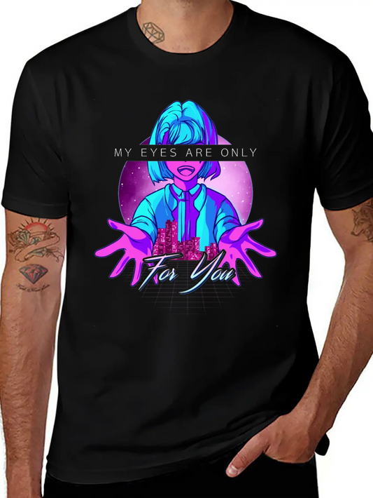 Anime Girl Kawaii Vaporwave Cyperpunk Manga Japan Soft Cotton Short Sleeve Tee – Unisex Wardrobe Staple