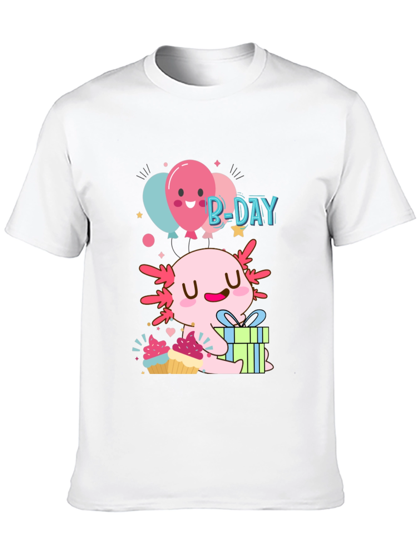 Axolotl B-Day T-Shirt - Cute Birthday Gift