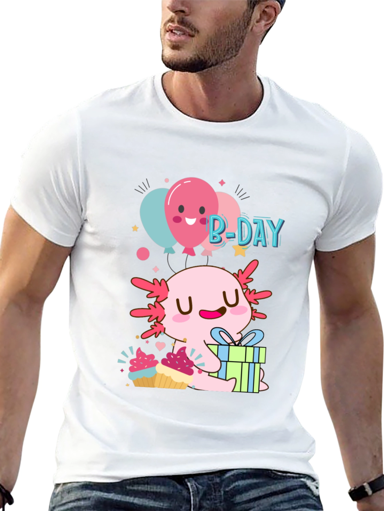 Axolotl B-Day T-Shirt - Cute Birthday Gift