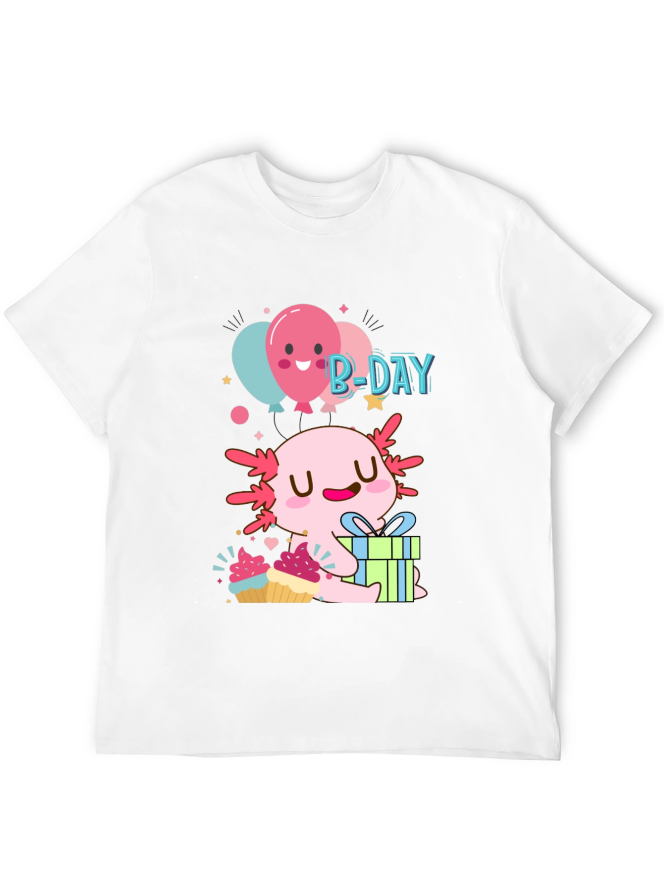 Axolotl B-Day T-Shirt - Cute Birthday Gift