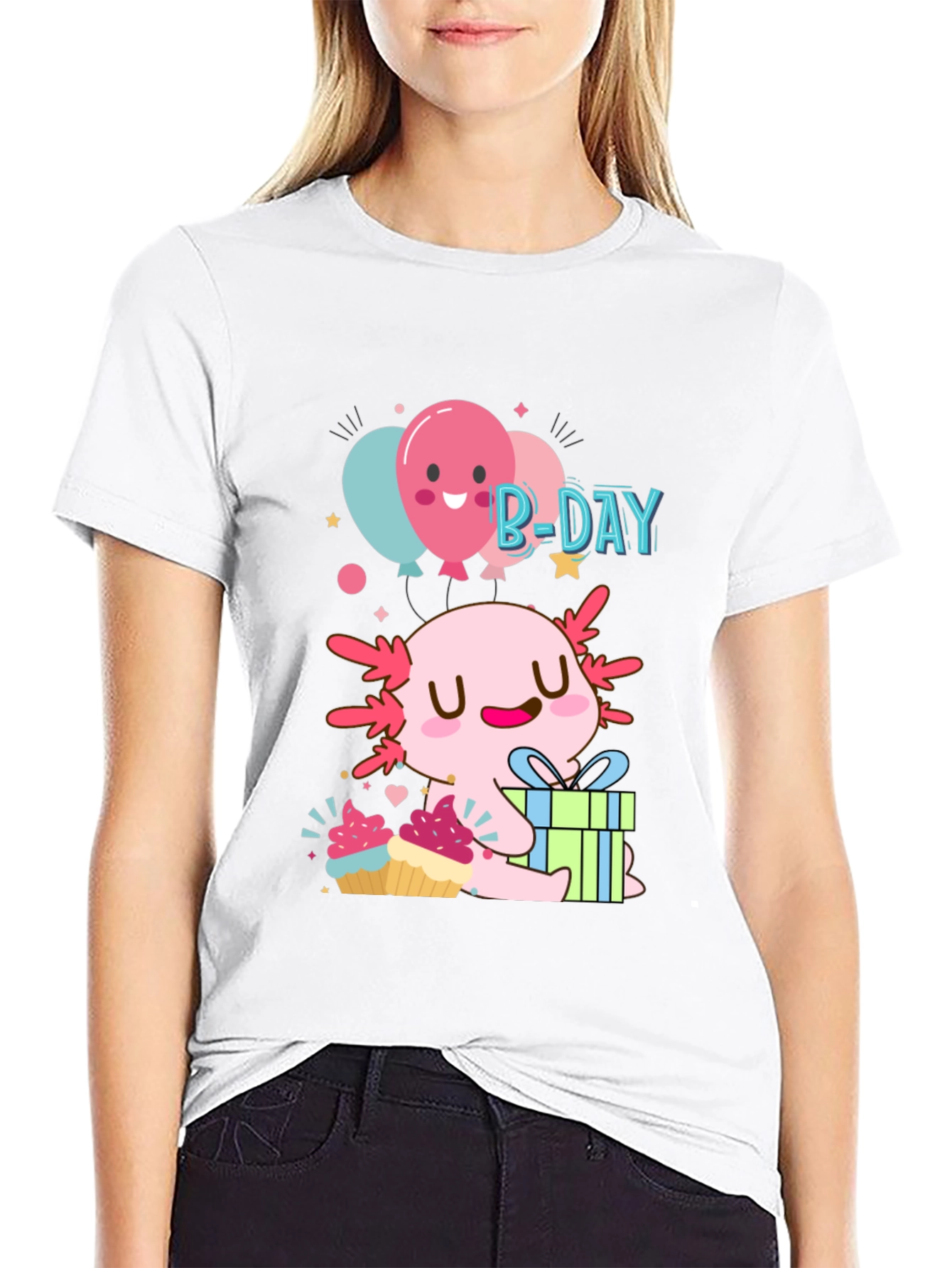 Axolotl B-Day T-Shirt - Cute Birthday Gift