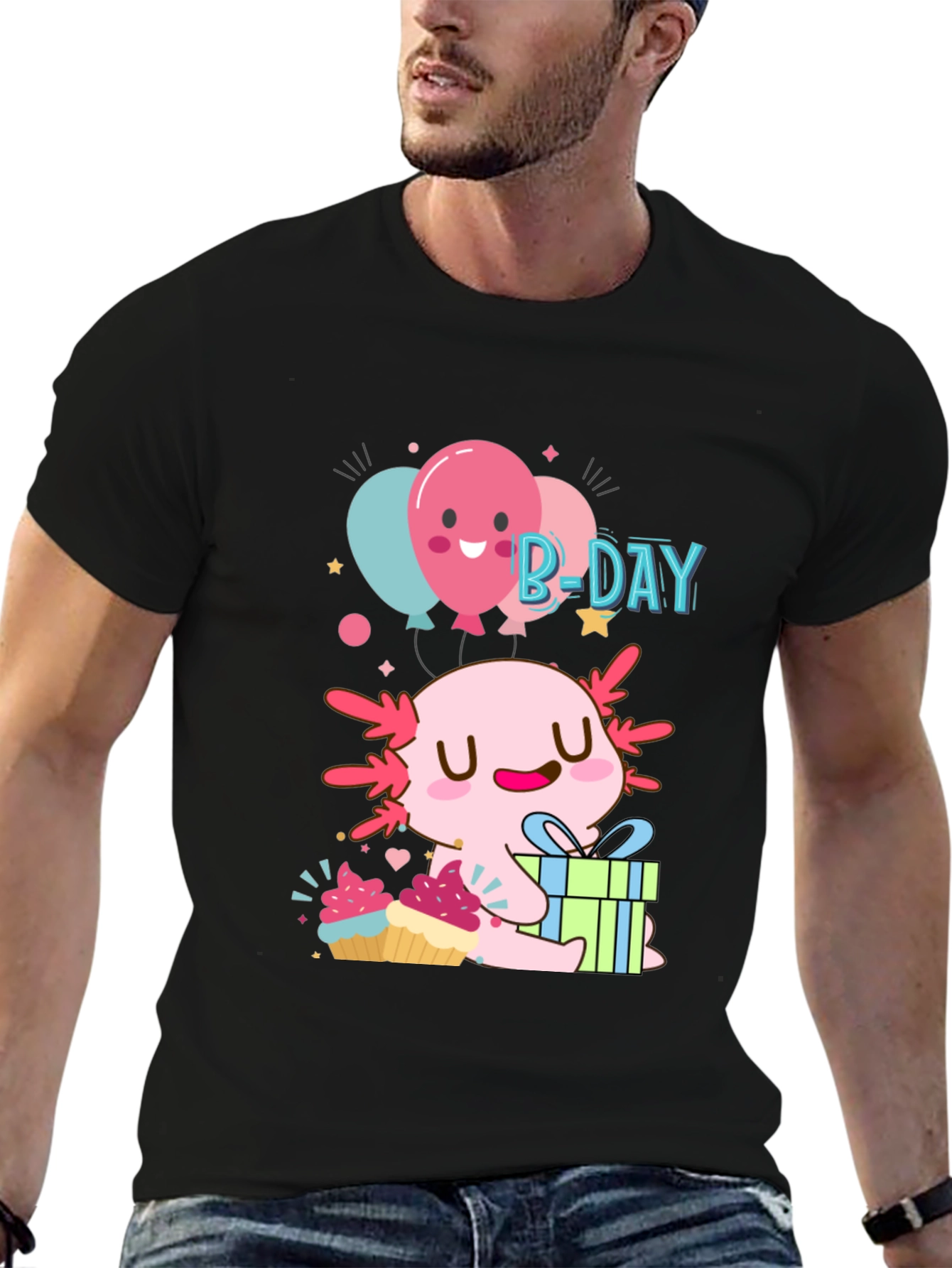 Axolotl B-Day T-Shirt - Cute Birthday Gift