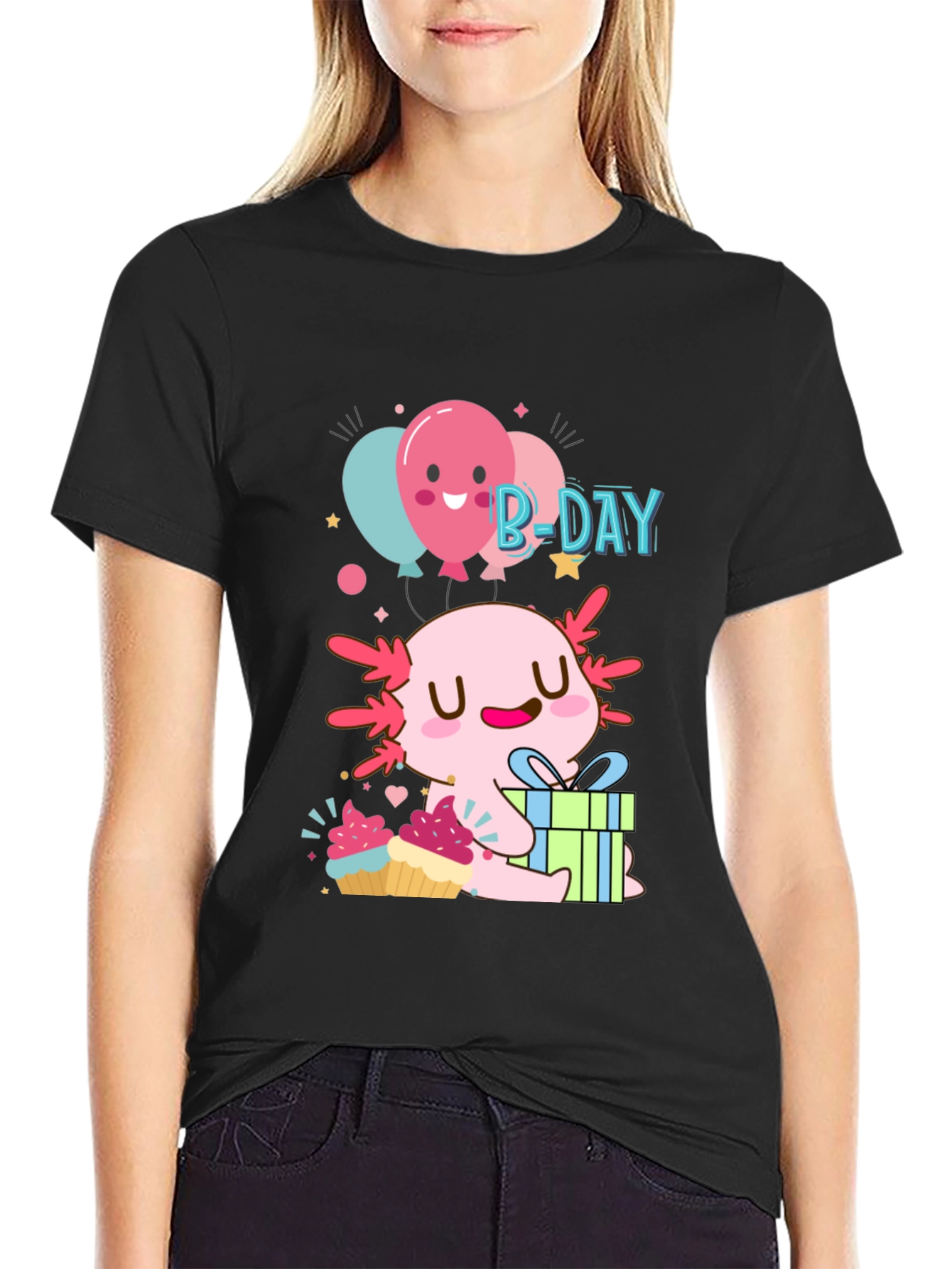 Axolotl B-Day T-Shirt - Cute Birthday Gift