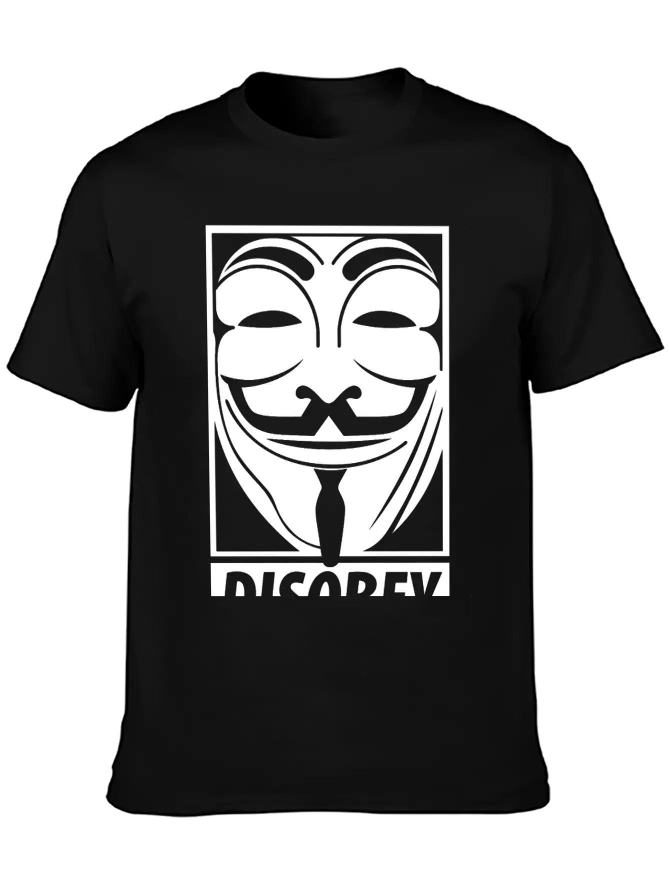 Anonymous Disobey Essential Cotton Tee For Daily Outfits – Unisex Style