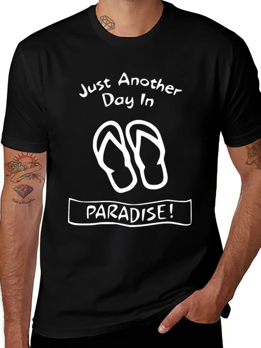 Another Day In Paradise Classic Fit Graphic Tee For Daily Comfort – Unisex Cotton Shirt