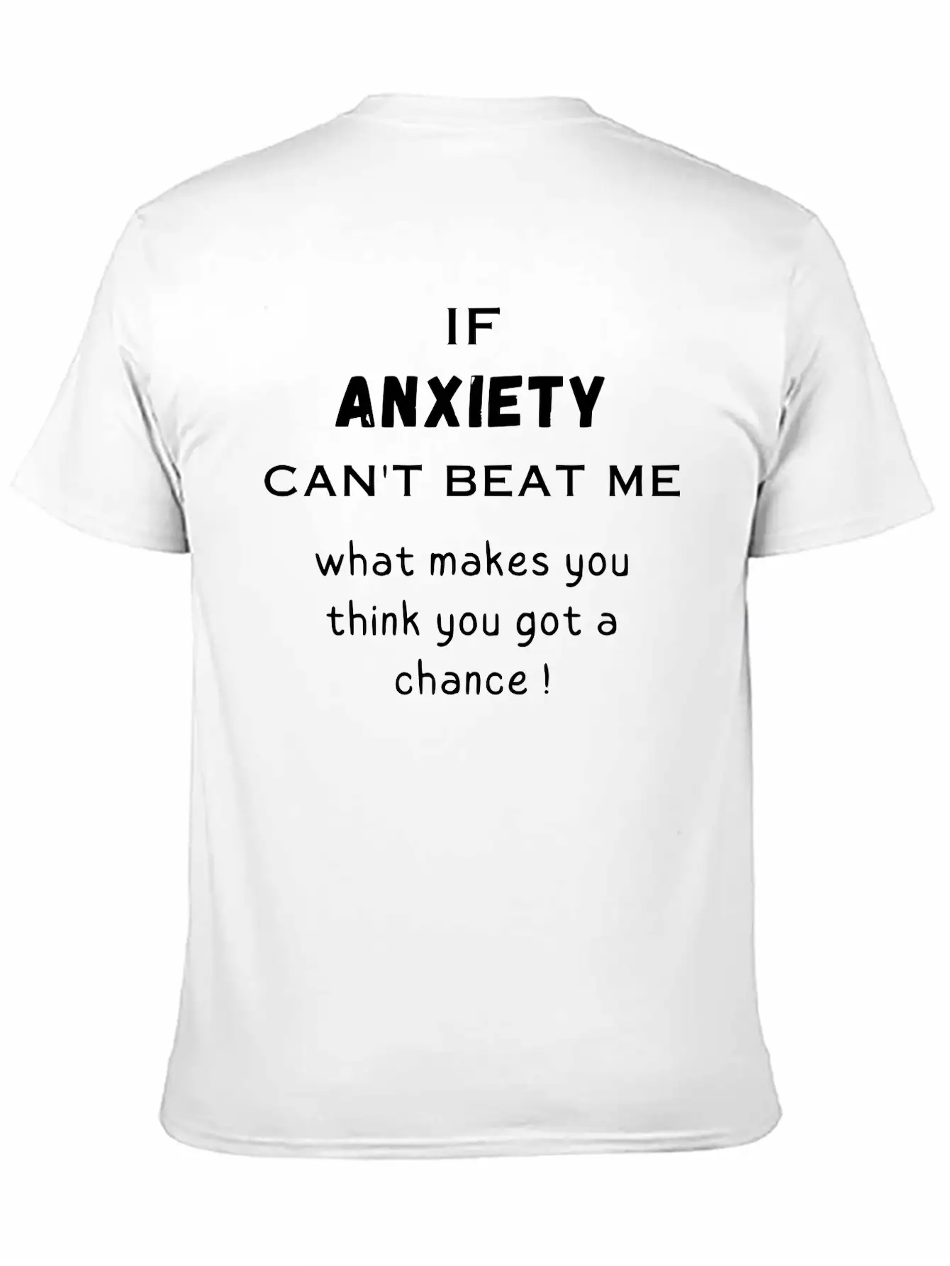 Anxiety Lightweight Cotton T-Shirt – Daily Comfort Graphic Shirt