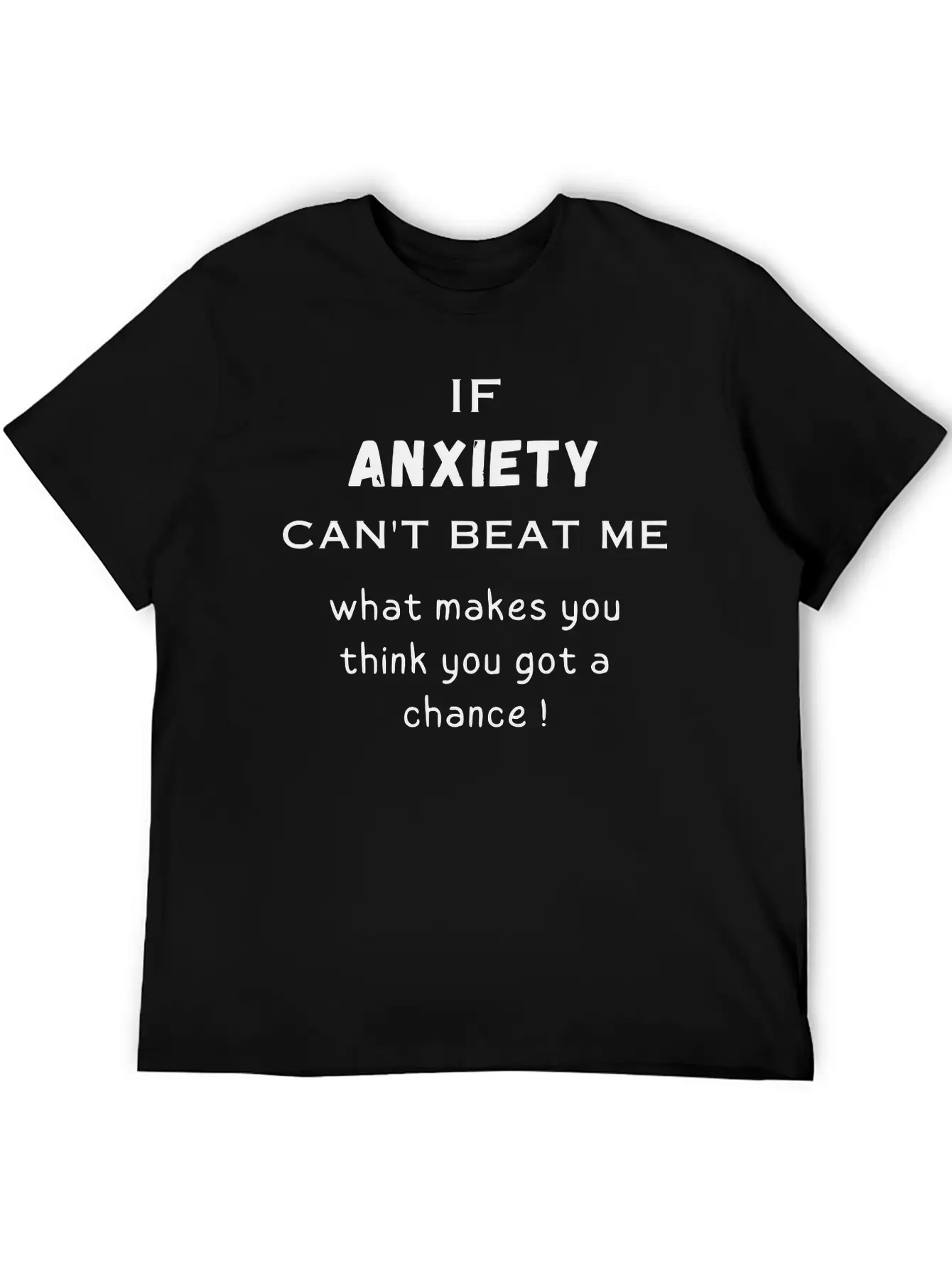Anxiety Lightweight Cotton T-Shirt – Daily Comfort Graphic Shirt