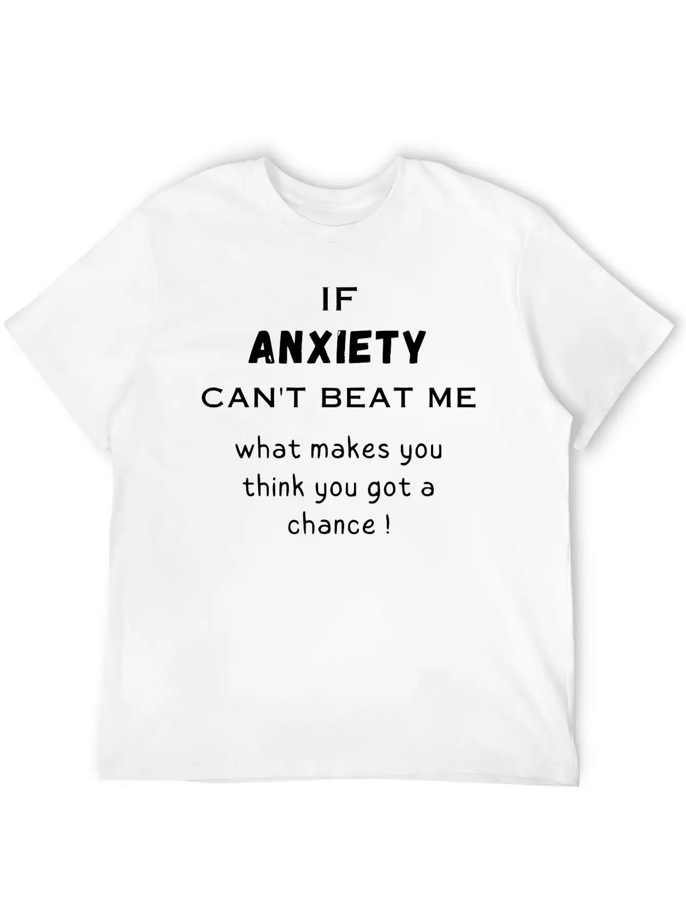 Anxiety Lightweight Cotton T-Shirt – Daily Comfort Graphic Shirt