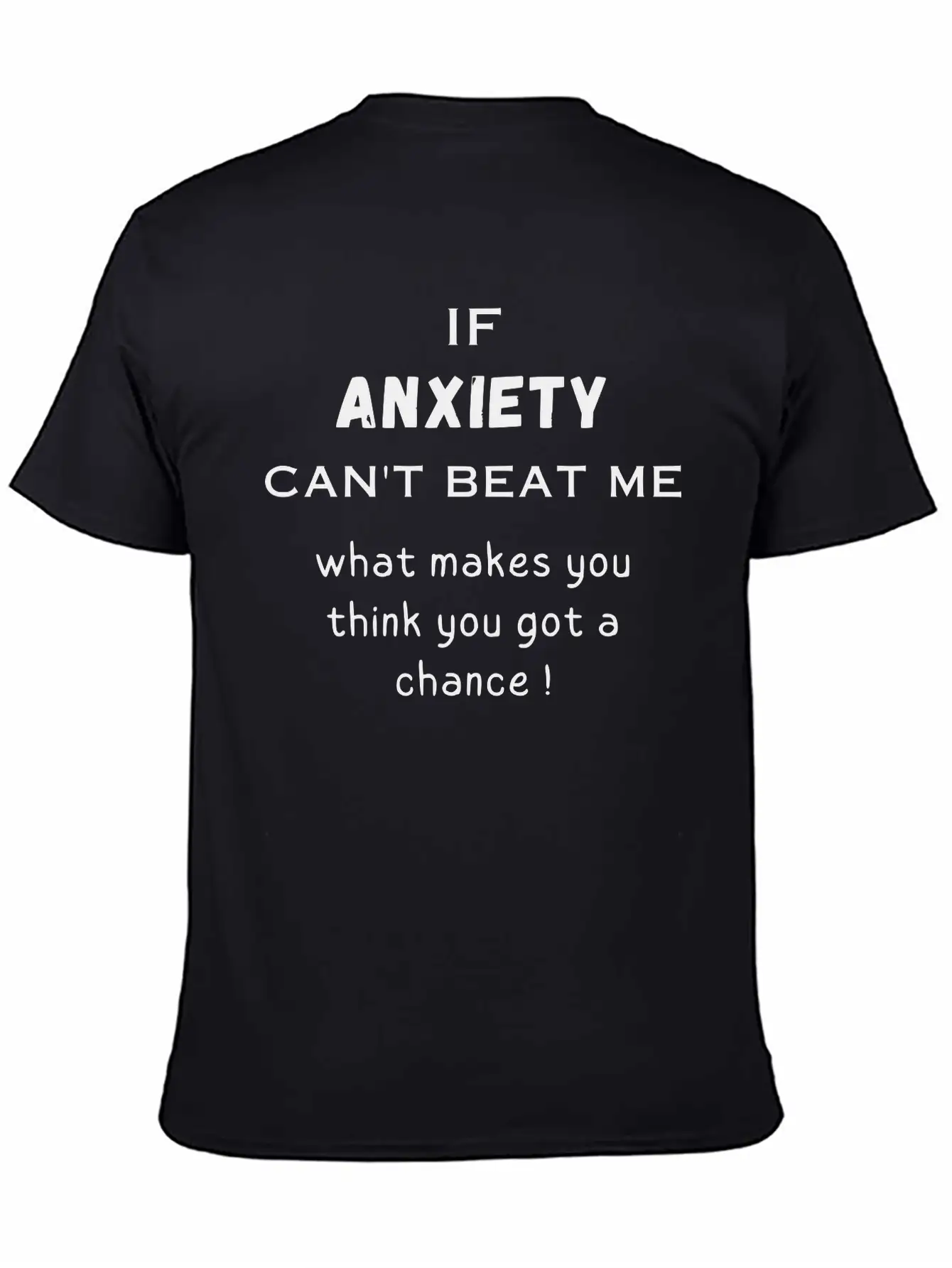 Anxiety Lightweight Cotton T-Shirt – Daily Comfort Graphic Shirt