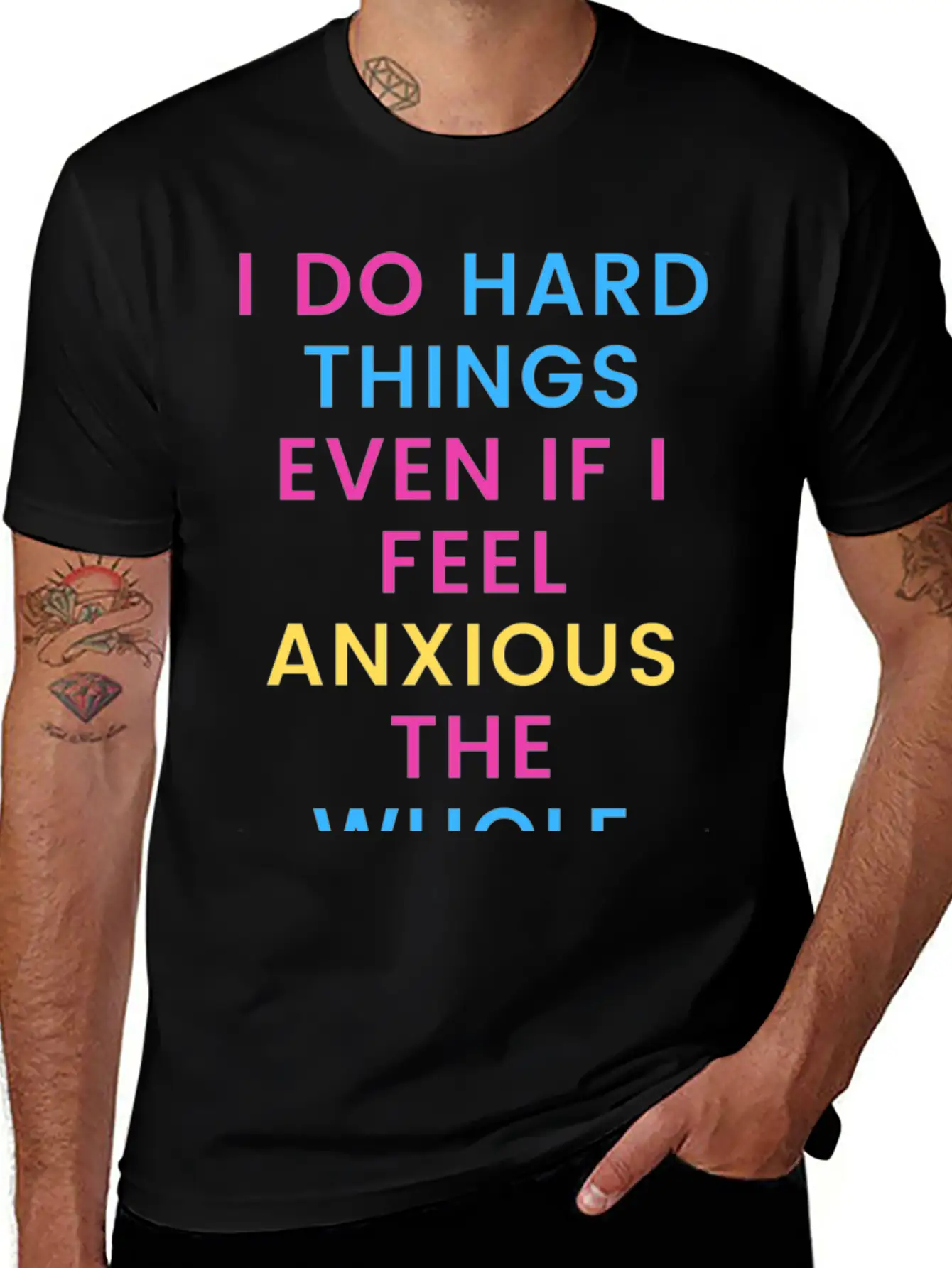 Anxiety Motivation Unisex Casual T-Shirt – Clean Design For Daily Comfort