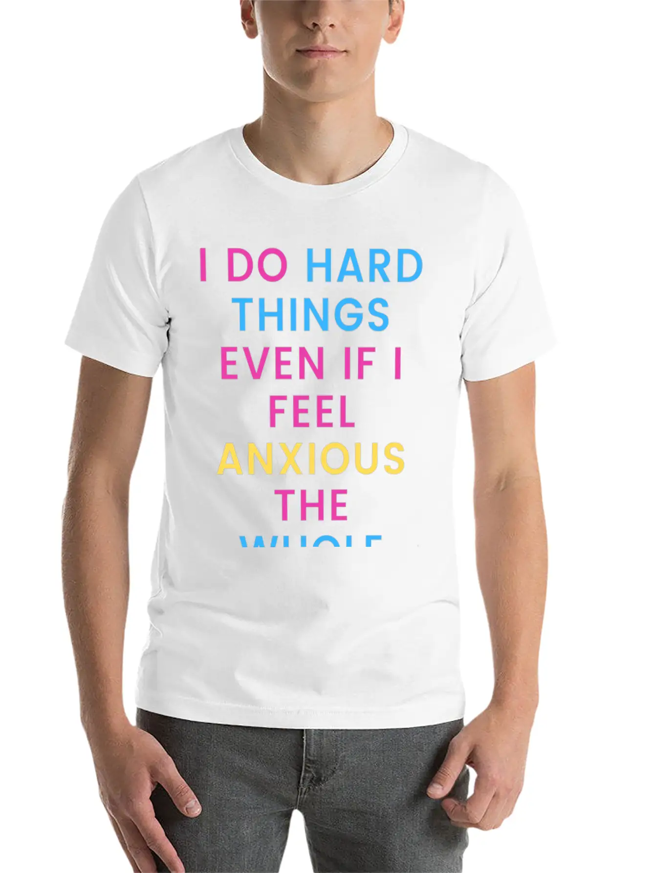 Anxiety Motivation Unisex Casual T-Shirt – Clean Design For Daily Comfort