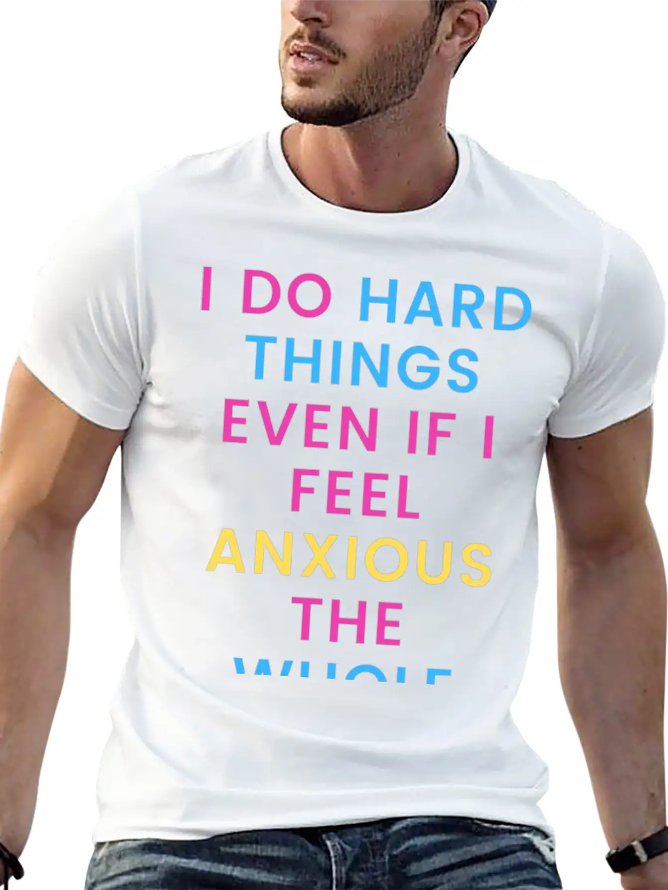 Anxiety Motivation Unisex Casual T-Shirt – Clean Design For Daily Comfort