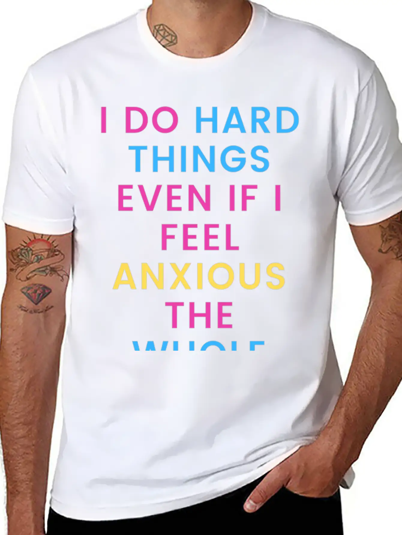 Anxiety Motivation Unisex Casual T-Shirt – Clean Design For Daily Comfort
