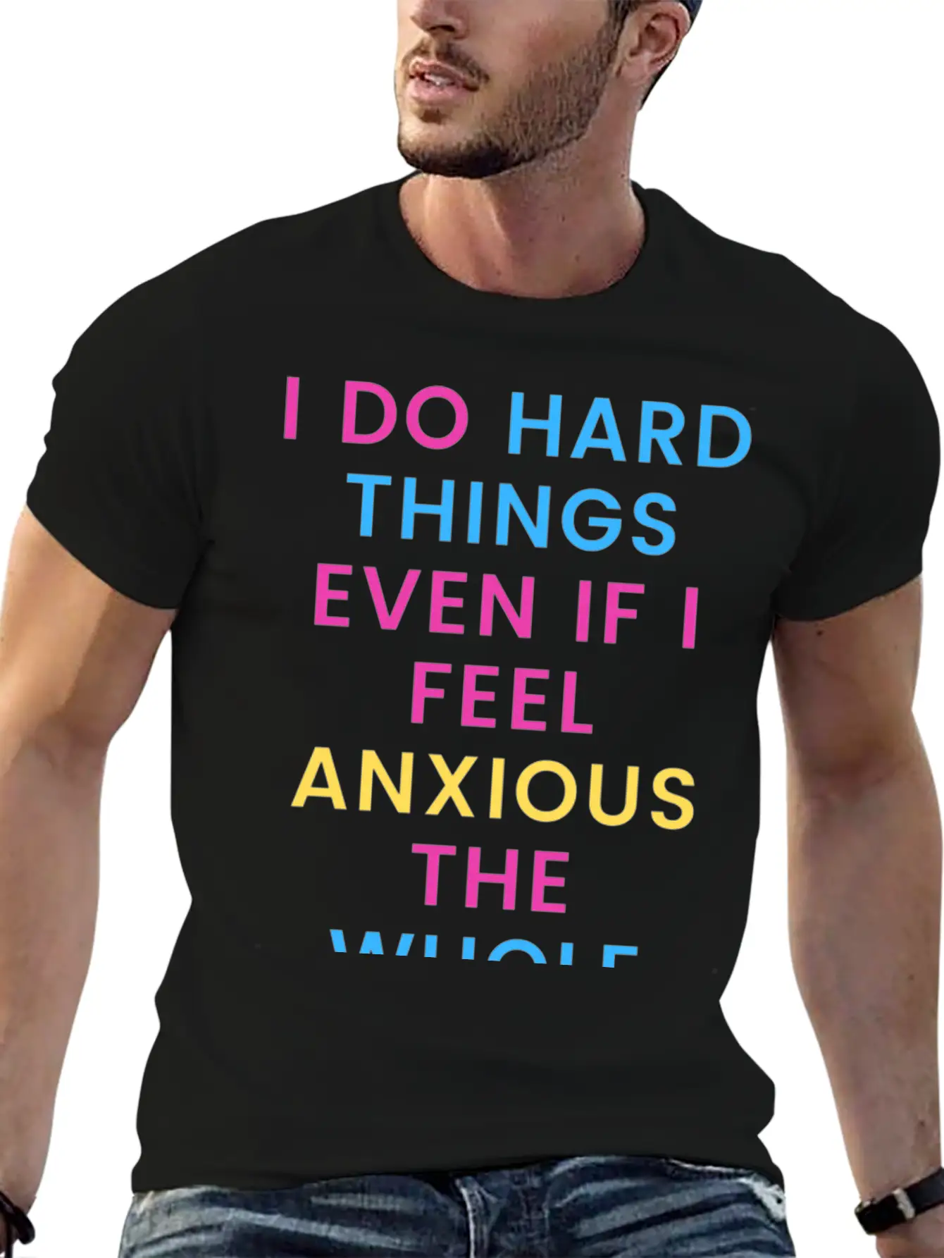 Anxiety Motivation Unisex Casual T-Shirt – Clean Design For Daily Comfort