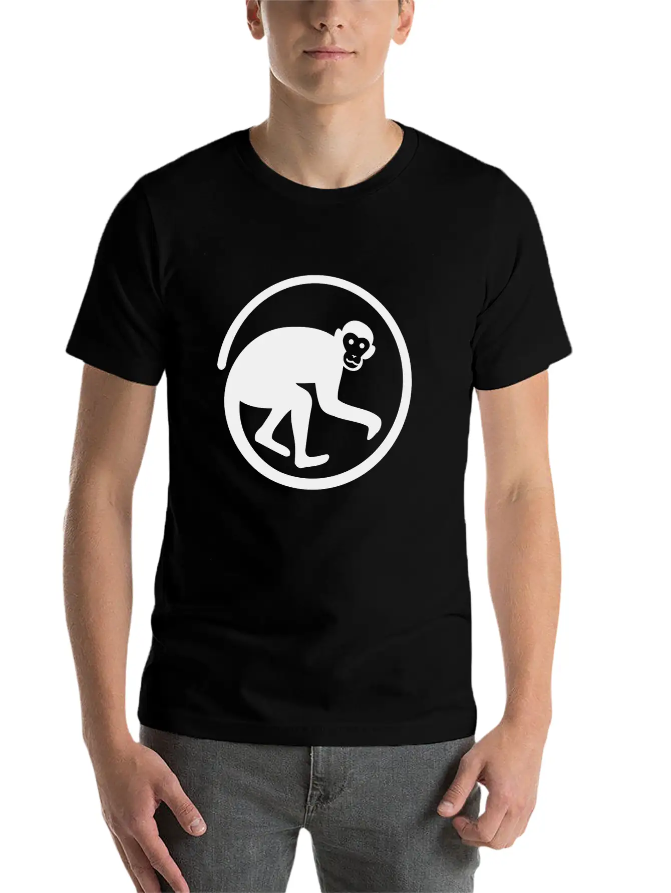 Ape Monkey Essential Cotton Tee For Daily Outfits – Unisex Style
