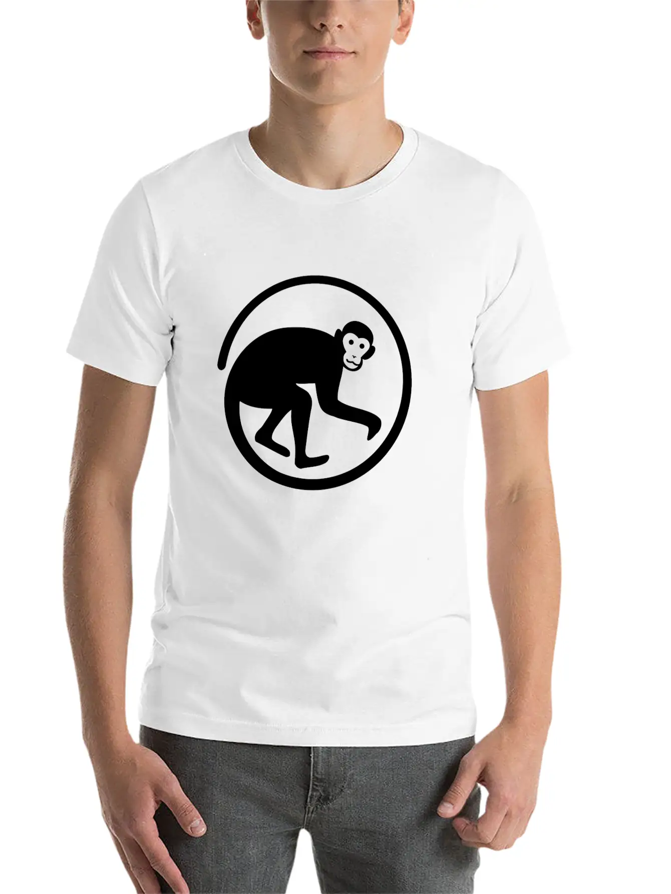 Ape Monkey Essential Cotton Tee For Daily Outfits – Unisex Style