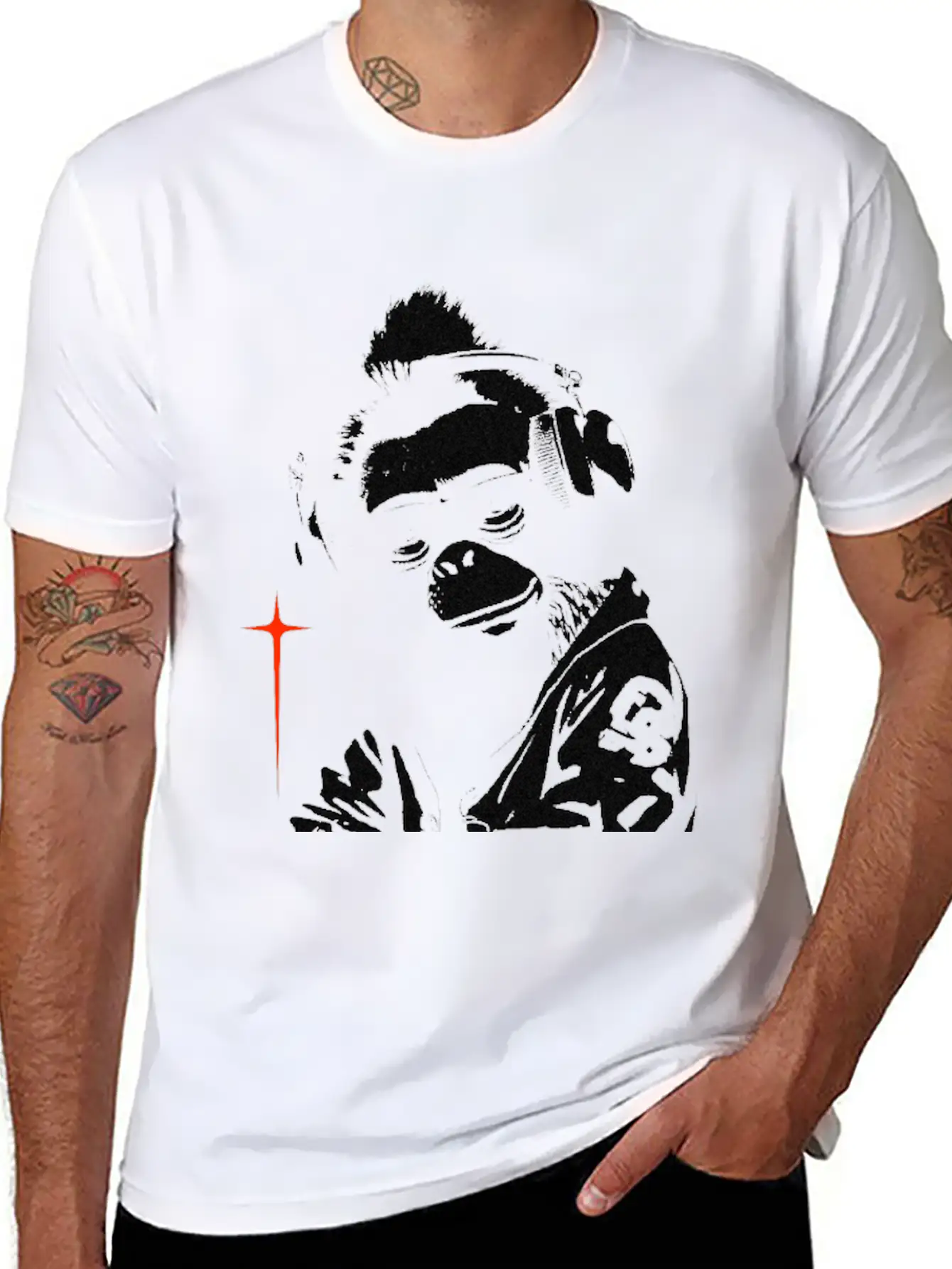 Ape On The Beat Essential Cotton Tee For Daily Outfits – Unisex Style